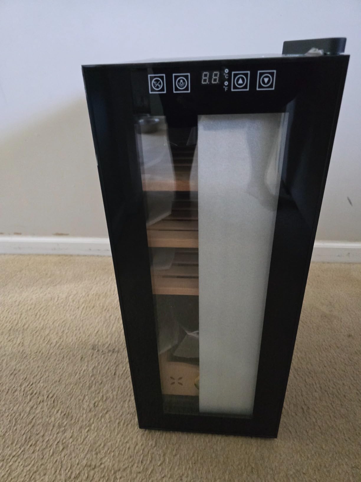 EUHOMY Electric Cigar Humidors, 35L Cigar Humidors, Cooling & Heating Humidor Cabinet with with Spanish Cedar Wood, Electric Cooler for 255 Counts with Digital Hygrometer, 4 Layers customer photo 2