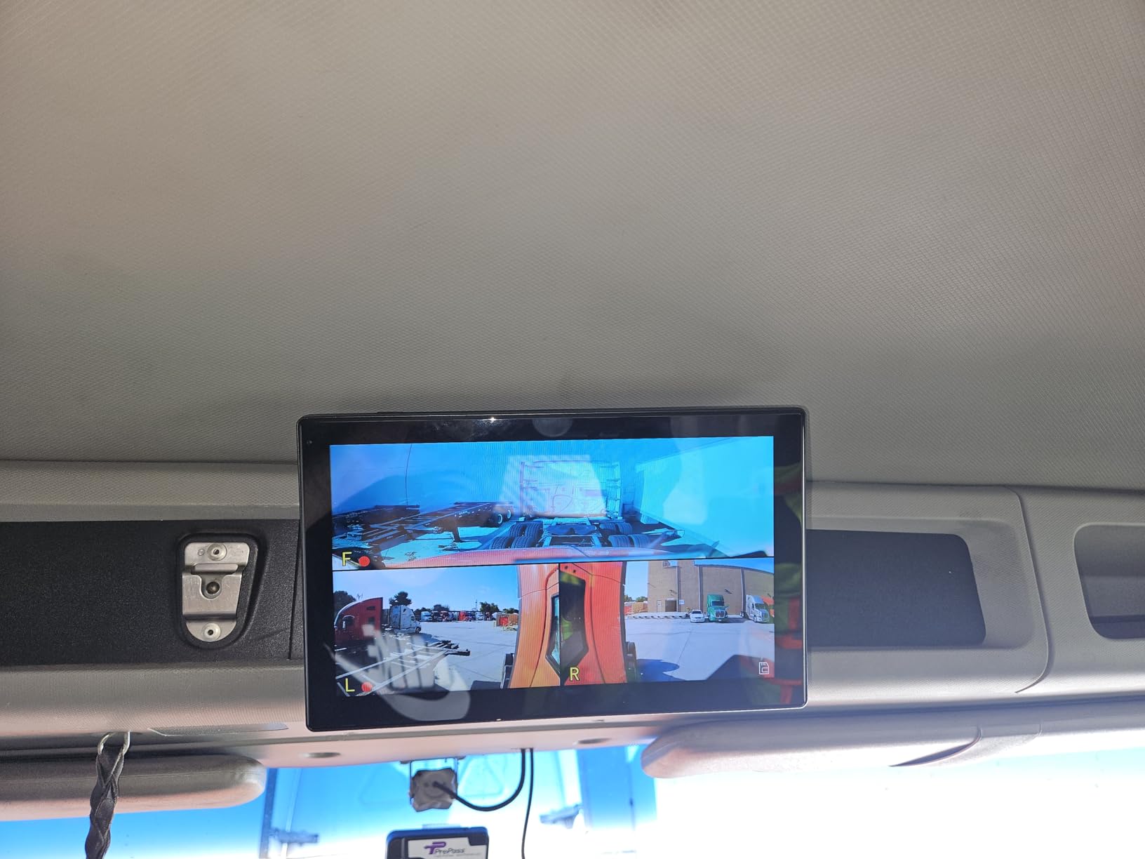 4 Channel 1080p Backup Camera Dash Cam for RV/Truck/Trailer/Van/SUV/Cars, 10.2 Inch Touch Screen Quad Split Parking Monitor with DVR Recording/Playback/Bluetooth/FM Radio/Music/Video Player customer photo 2