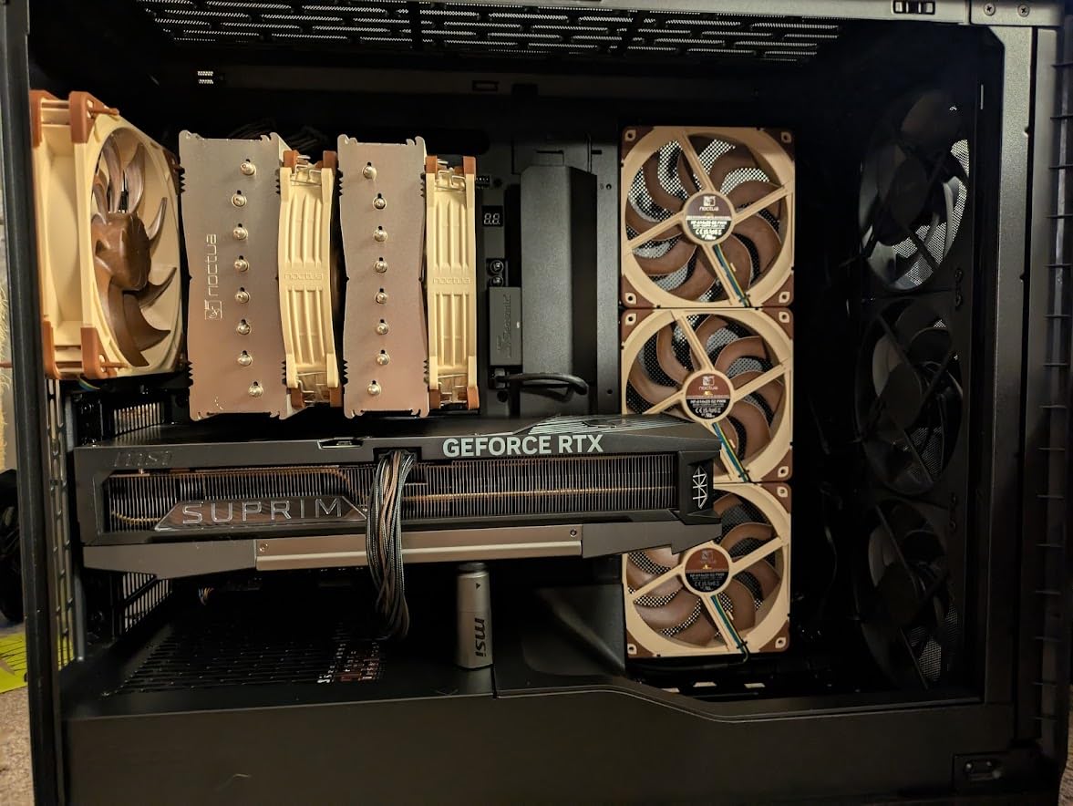 Noctua NF-A14x25 G2 PWM, Premium-Quality Quiet 140mm PC Fan, 4-Pin (Brown) customer photo 1