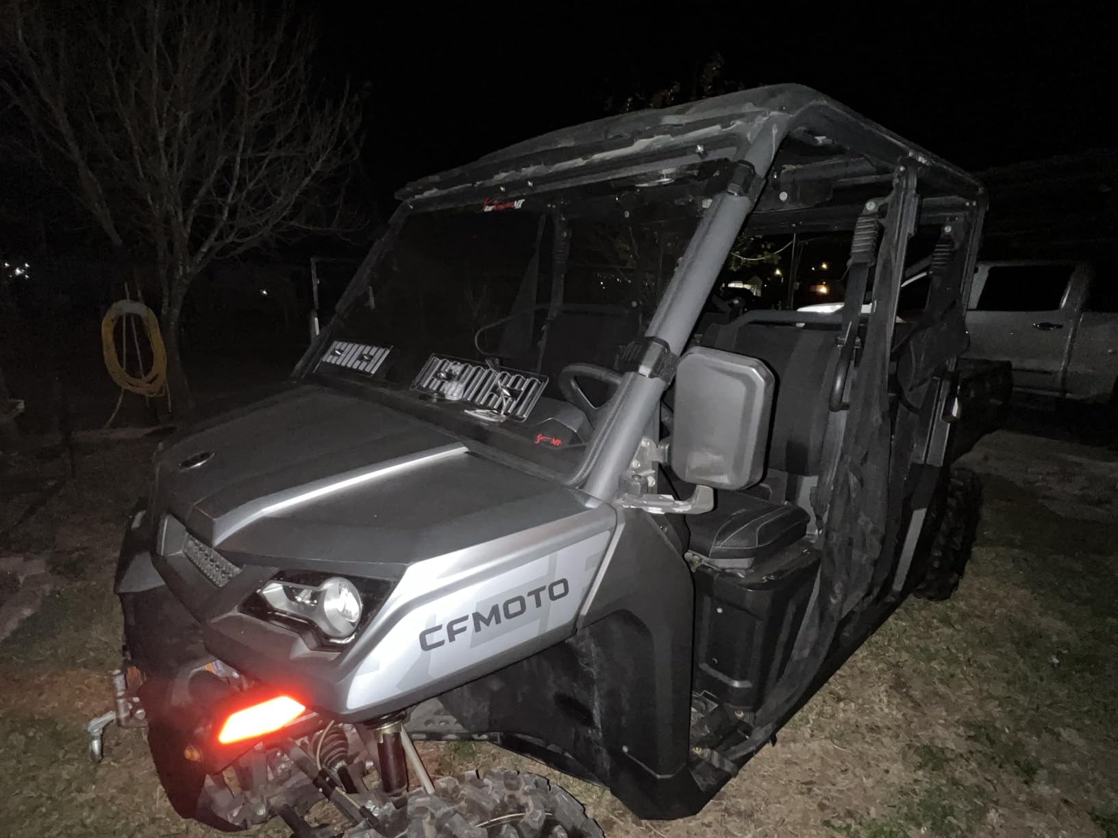 StarknightMT UFORCE 1000 Flip Windshield, UTV Front Full Windshield Compatible with CFMOTO UFORCE 1000/1000 XL 2019-2025, UFORCE 1000 Accessories Front Window customer photo 2