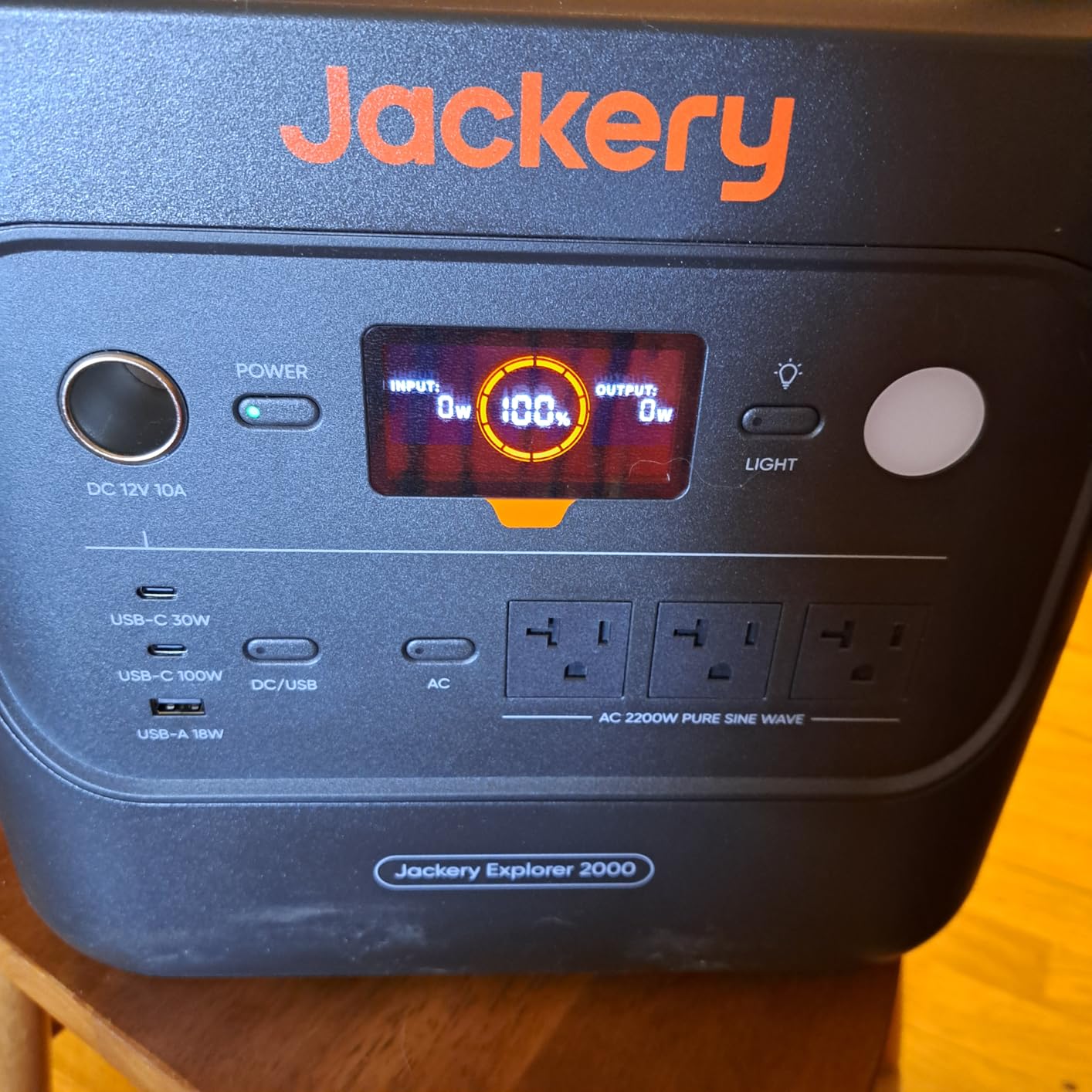 Jackery Explorer 2000 v2 Portable Power Station, 2042Wh LiFePO4 Home Backup Battery, 2200W Solar Generator, USB-C PD 100W Fast Charging customer photo 1