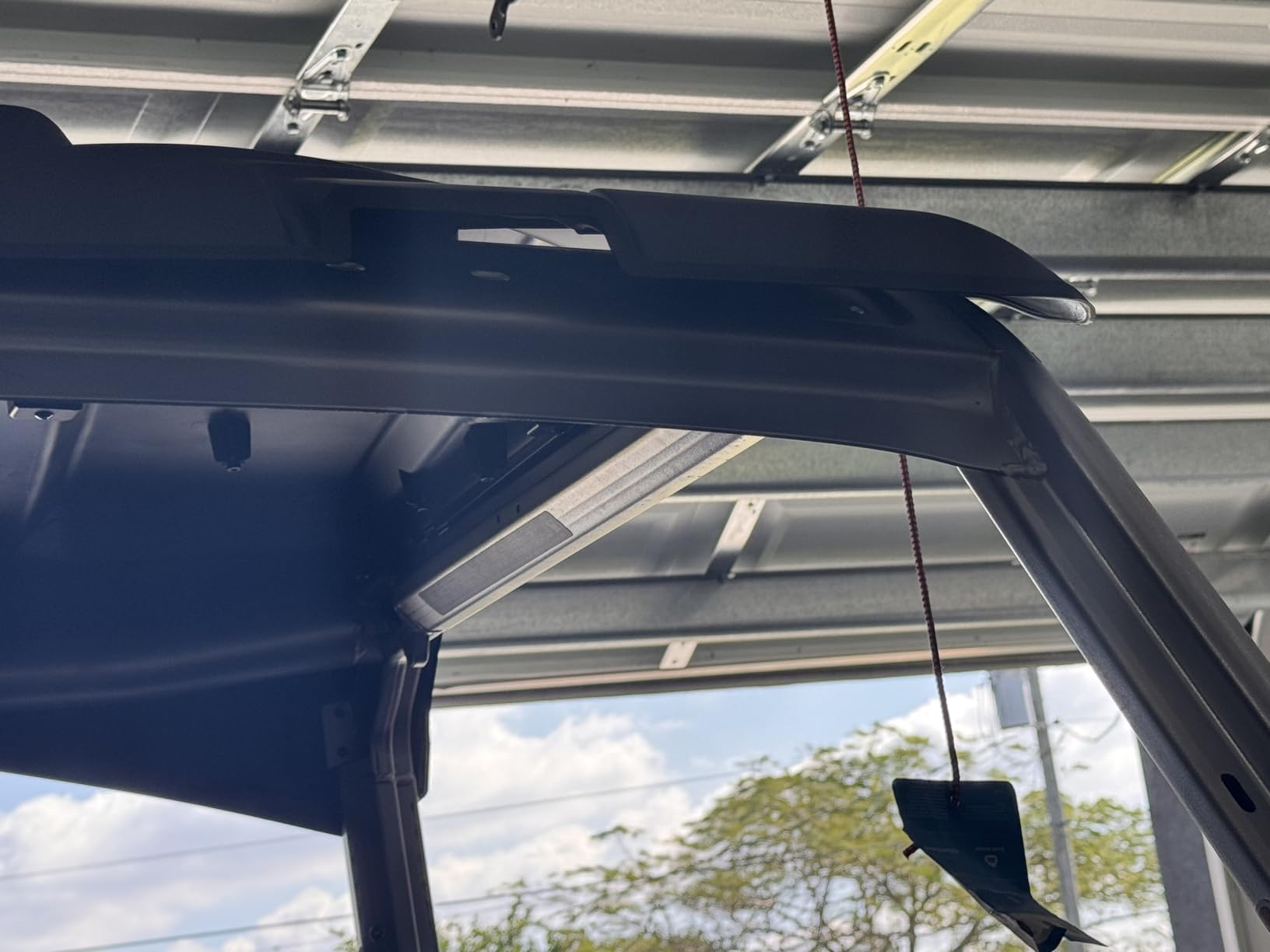 Can Am Denfender Roof Top, Dustproof Resistant Poly Combination Roof Sun Visor for Can-Am Defender HD5 HD7 HD8 HD9 HD10 2016-2024 Accessories (Replace #715002430, 2PCS) customer photo 1