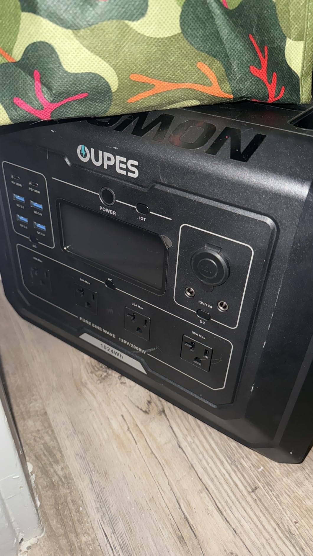 DJI Power Mega 1 Portable Power Station 2000W (Surge 4500W), 1024Wh LiFePO4 Battery Generator, Expandable to 5kWh, UPS, for Home Backup Power, Camping customer photo 1
