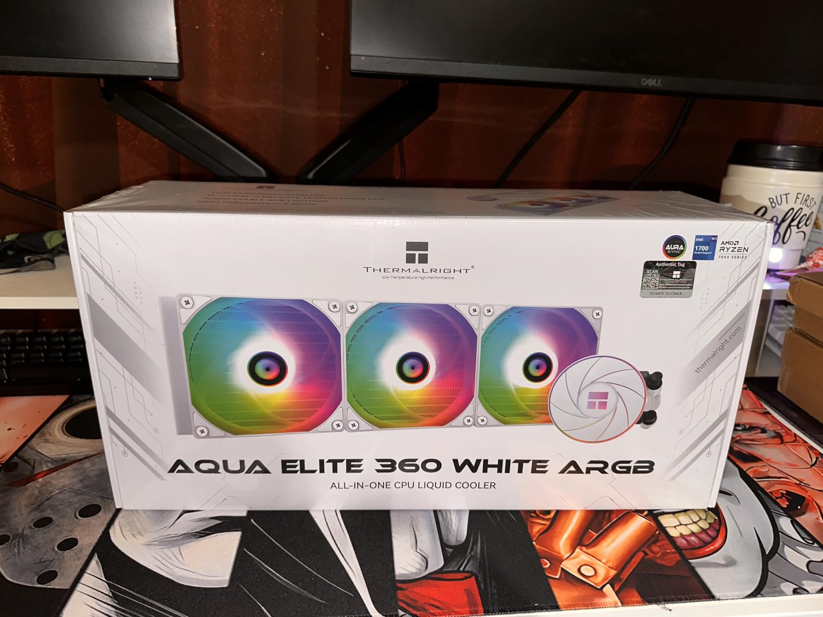 Thermalright Aqua Elite 360 ARGB Liquid CPU Cooler, 360 AIO Cooling Row Size, 3 x 120mm PWM Fans, Computer CPU Cooler,for AMD:AM4/AM5, Intel LGA1851/1150/1151/1200/2011/1700 customer photo 2