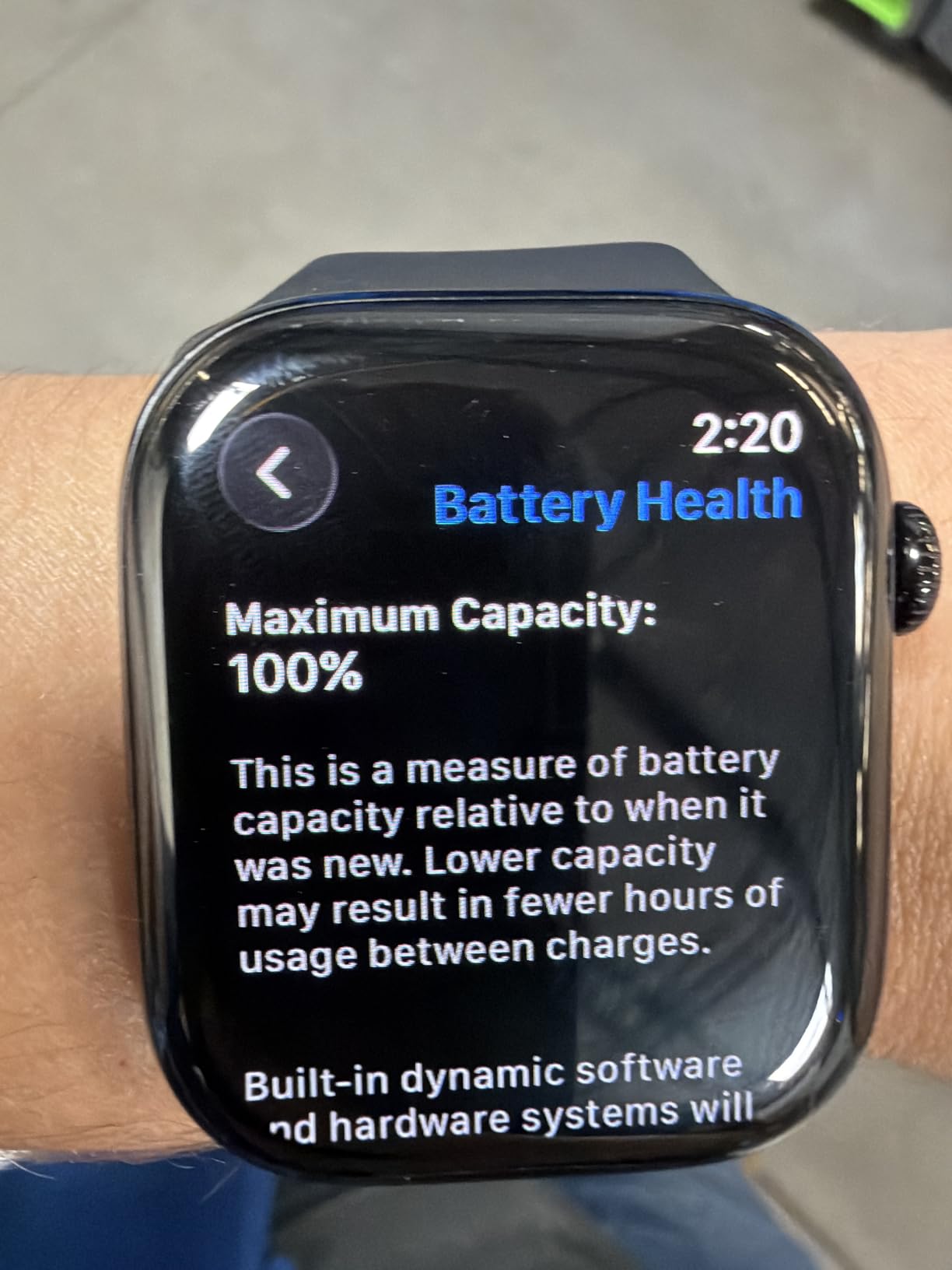Apple Watch Series 10 [GPS + Cellular, 46mm] - Jet Black Aluminum Case with Black Sport Band, M/L (Renewed) customer photo 1