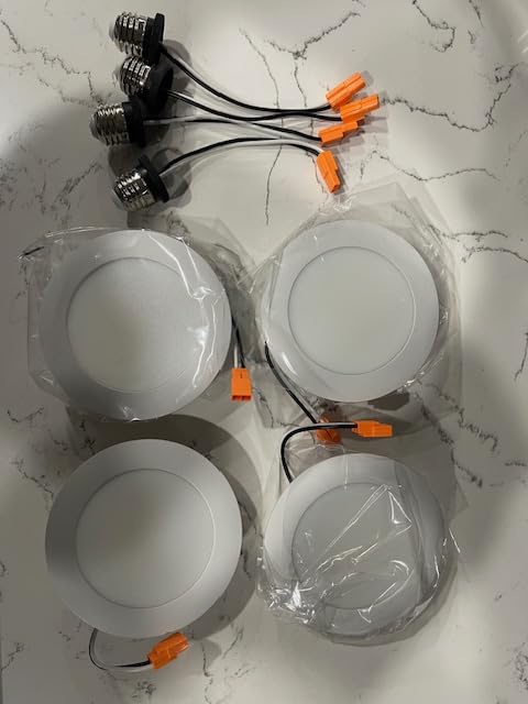 Amico Recessed Lighting 5/6 Inch, 24 Pack 5CCT Flat LED Can Lights, 2700K/3000K/4000K/5000K/6000K Selectable,12W Eqv 120W, 1050LM Brightness, Retrofit Installation - ETL & FCC customer photo 2