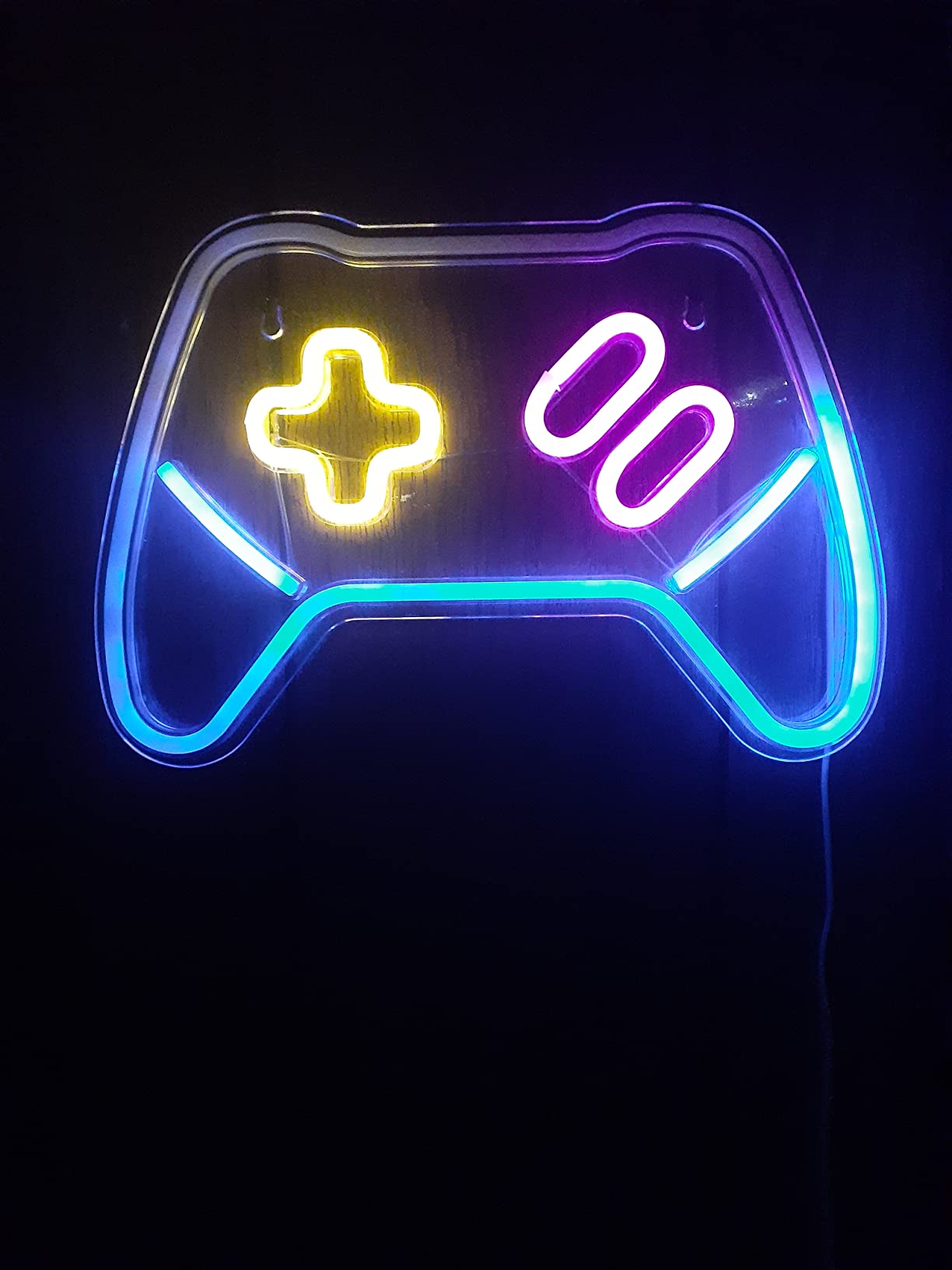 Lumoonosity Gaming Led Lights - Gamer Neon Sign with Timer Function for Gaming Room, Bedroom - Dimmable Game Neon Sign for Gamers, Streamers - Customizable Dream Color Controller Light Sign customer photo 1