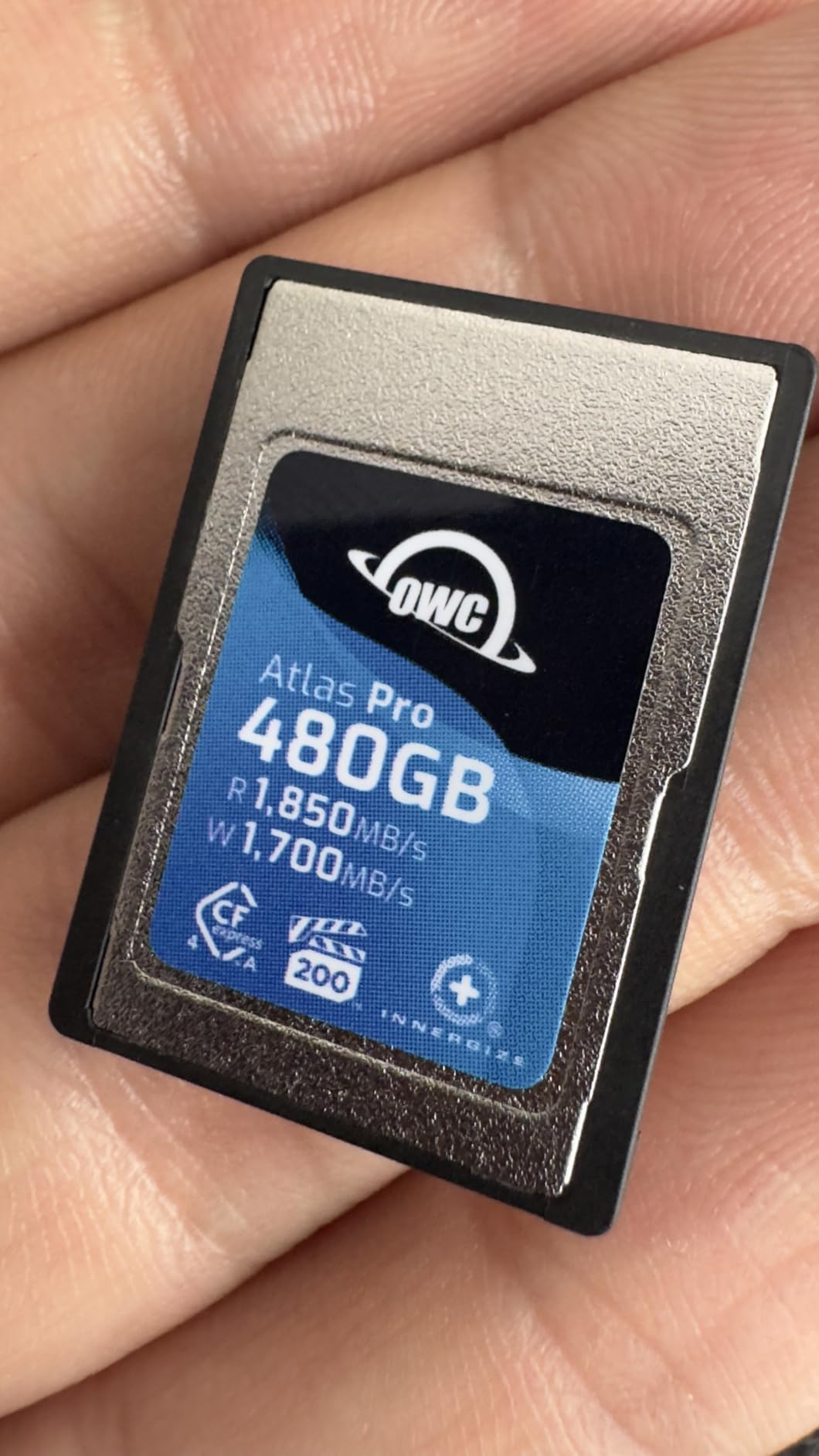 OWC 240GB Atlas Pro High Performance CFexpress 4.0 Type A Memory Card customer photo 1
