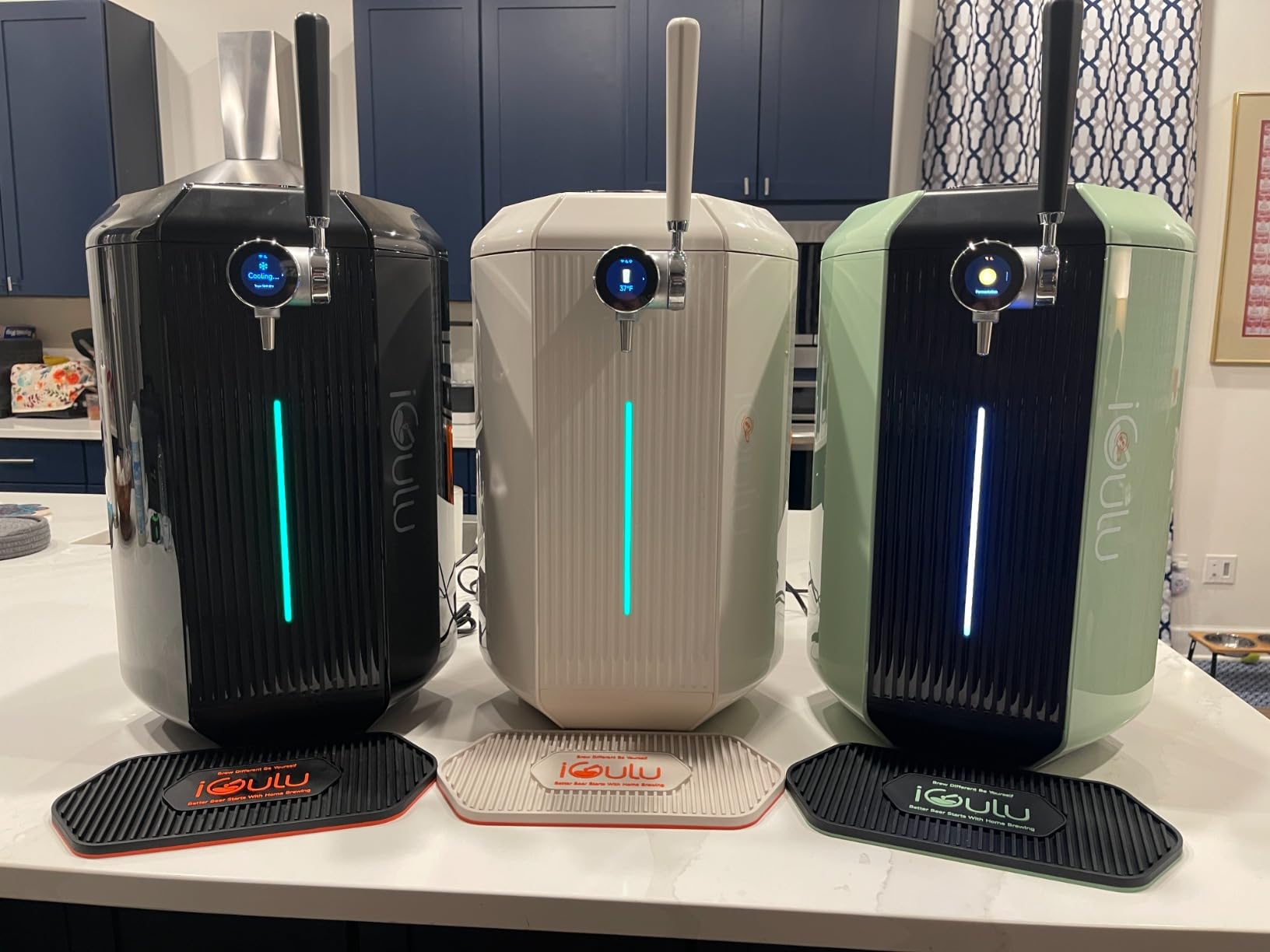 iGulu F1 Automated Home Brewer, Fermentech Control 3.8L - 35F-104F Temp, 24 psi Pressure, Crafts Beer, Kombucha, Cider, Wine, Smart System for Beginners & Experts (Creamy White) customer photo 2