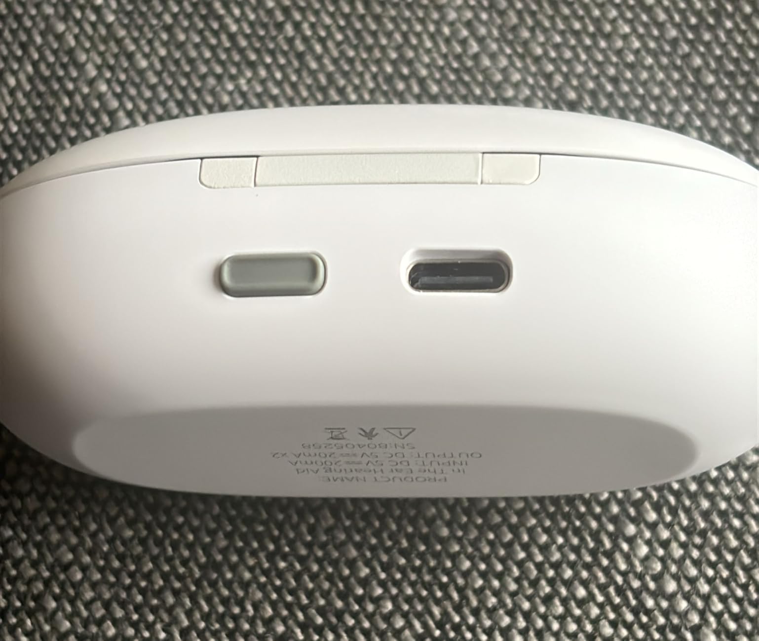 OTC Hearing Aids for Seniors - Hearing Aids with Digital Chips, Supermini Rechargeable Hearing Amplifiers Invisible with 16-Channel Sound Processing 3 Volume and 80H Wireless Charging Case (White) customer photo 2