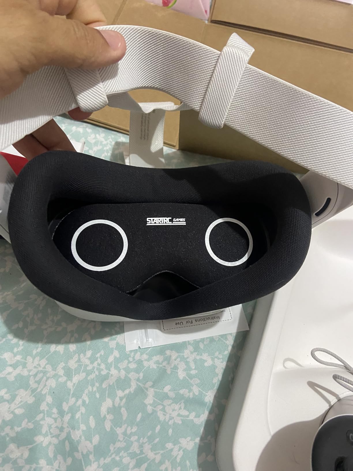 Lens Protector Set Compatible with Meta Quest 3S Accessories, Soft Lens Protector Cover, Glasses Spacer with Blue Light Blocking Glasses for Oculus Quest 3S/Quest 2 customer photo 2