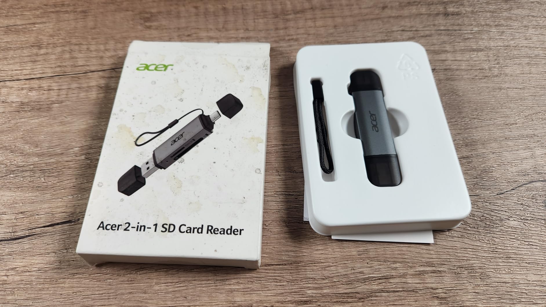 acer SD Card Reader USB C, Dual Slots USB 3.0 Type C to Micro SD Card Adapter, Memory Card Reader for MicroSD, SDHC, SDXC, Compatible with Laptop, PC, iPhone16/15, MacBook Pro/Air, iPad Pro, Android customer photo 2