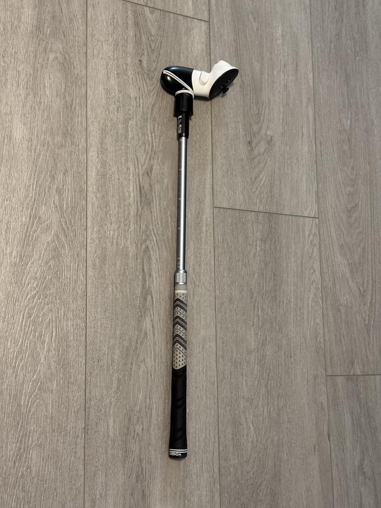 YOGES Adjustable Length VR Golf Club Handle for Meta Quest 3S/Quest 3/Oculus Quest 2, 90 Degree Virtual Reality Baseball Controller Attachment, Simulator Real Golf Game (ONLY for Right Controller) customer photo 1