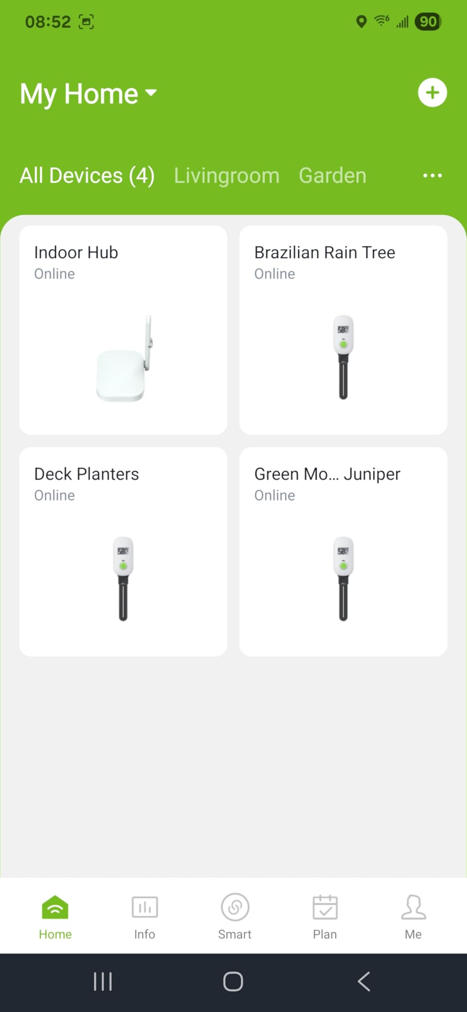 RAINPOINT Smart Digital Wireless Plant Moisture Meter Houseplants Indoor WiFi Hub Kit with Low/High Moisture Alert, Real-time Monitor Hygrometer Sensor Outdoor Gardening Push Notification&Email customer photo 2