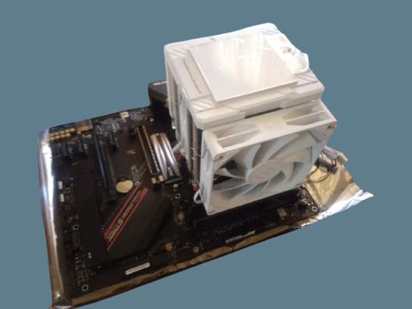 Thermalright Peerless Assassin 120 Digital ARGB White CPU Cooler, Dual Towers and Dual Fans Cooling, CPU Air Cooler, Digital Display Top Cover, 1850RPM+10%, for AM4/AM5,Intel LGA1851/1700, 5V ARGB Led customer photo 1