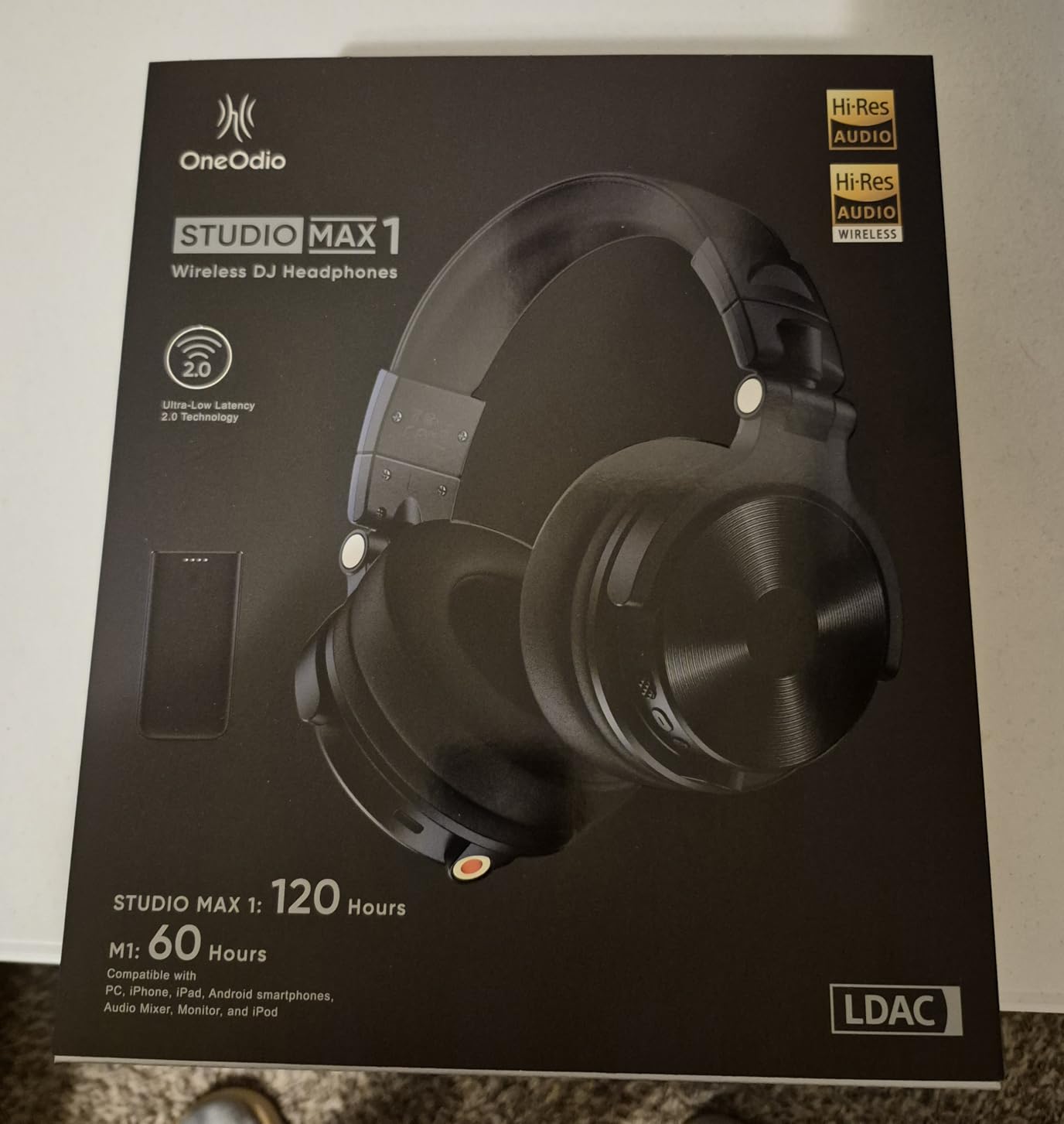OneOdio Studio Max 1-20MS Low-Latency Wireless DJ Headphones, 120H Playtime customer photo 2