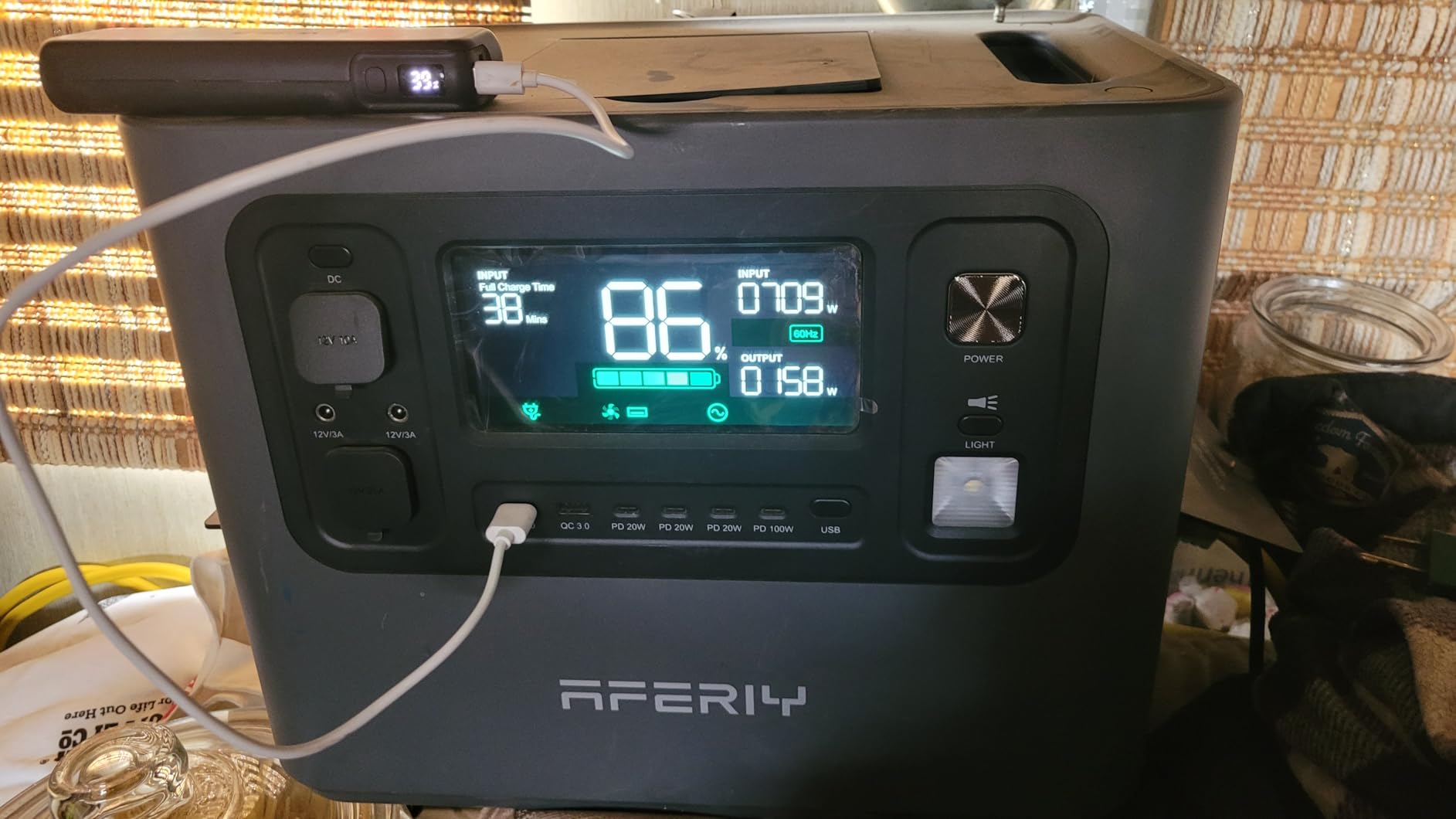 AFERIY 2048Wh Portable Power Station 2400W (Peak 4800W), P210 LiFePO4 Battery Generator, AC Fast Charging, UPS Power Outages customer photo 2