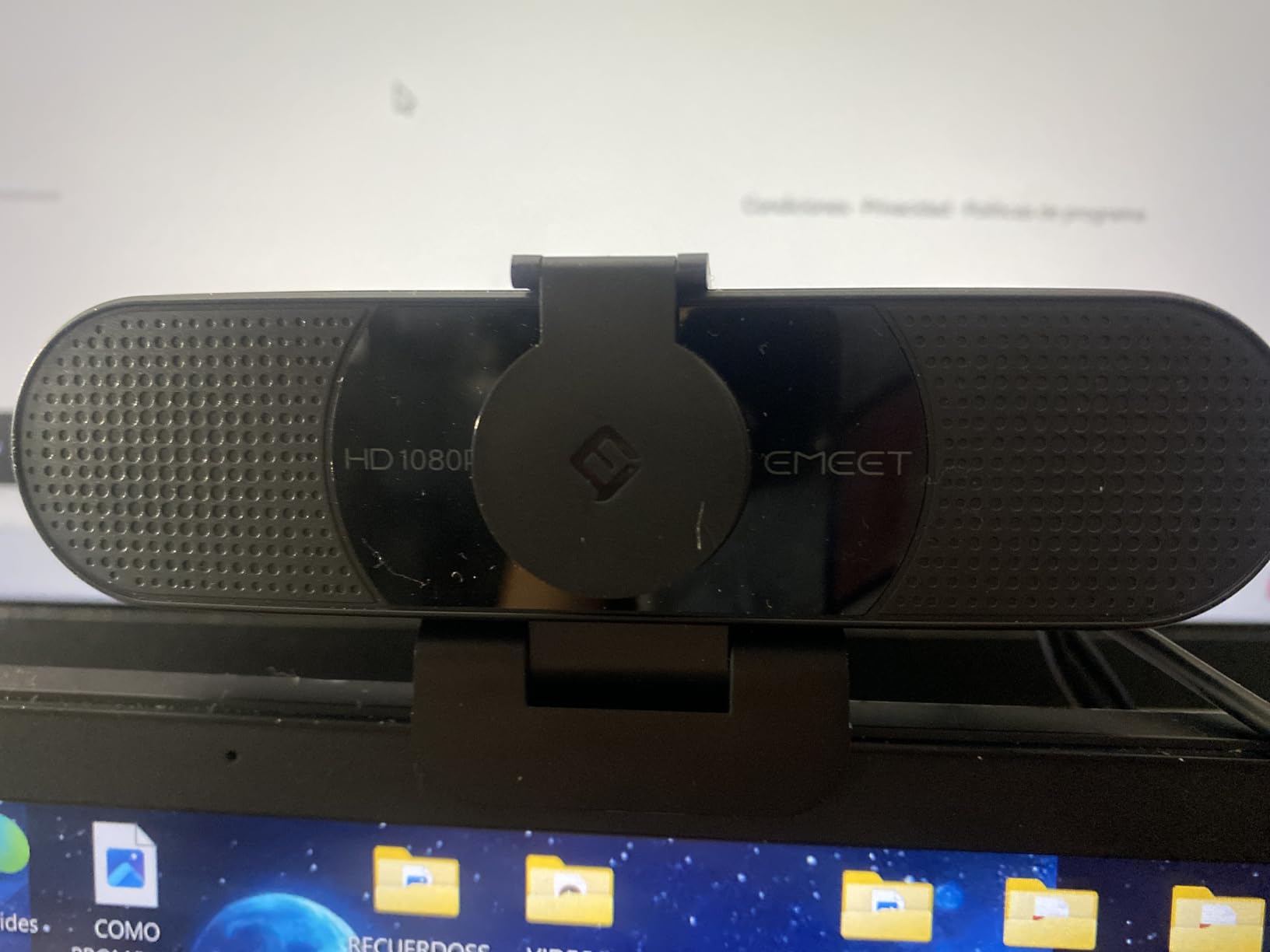 EMEET C960 1080P Webcam with Microphone, 2 Mics, 90° FOV, USB Type-A & A-to-C Adapter, Fixed Focus, Plug&Play Computer Camera for Zoom/Teams/Facetime/YouTube/Google Meet, 2025 Version customer photo 2