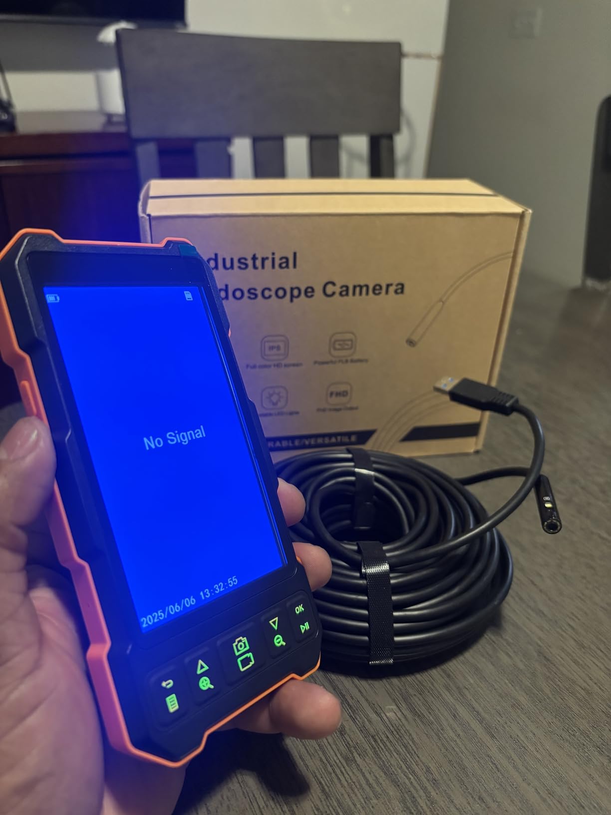 Epicmate Sewer Camera 50ft, Endoscope Camera with Light, 5