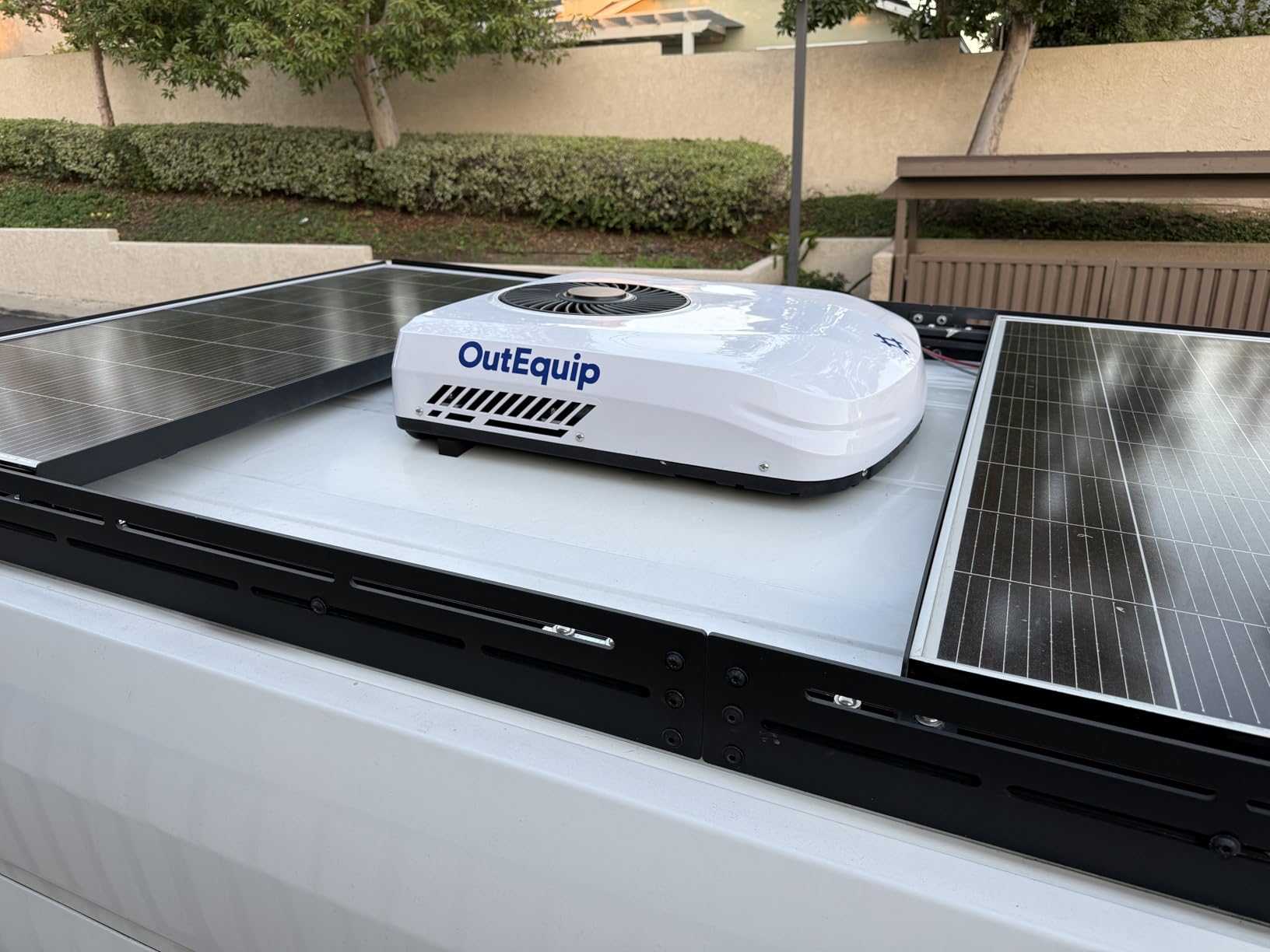 RV Air Conditioner, 12V 10000 BTU Rooftop Air Conditioner for RVs, Trucks, Vans, Campers, Tractor, Low Profile Quiet AC Unit, Battery Powered, OutEquipPro 12V AC (12 voltage w/o heater) customer photo 1