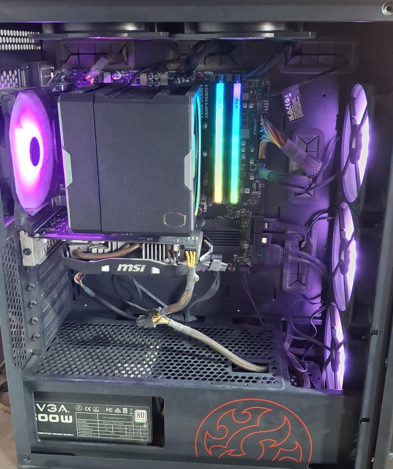 Cooler Master Hyper 612 APEX CPU Air Cooler - Powerful Dual 120mm PWM Fans, 6 Copper Heat Pipes, High Performance Tower Cooler with Premium Top Cover, AMD AM5/AM4 & Intel LGA 1851/1700, 159mm Height customer photo 1