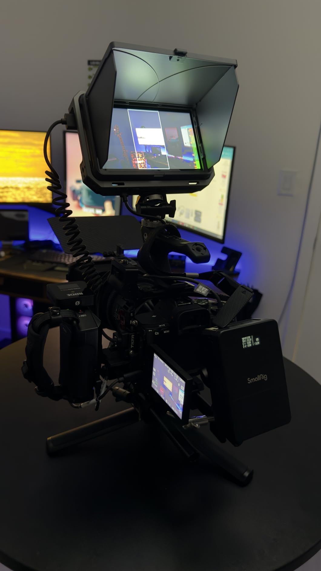 VILTROX DC-L2 7 inch SDI Camera Monitor, 1280x800 IPS HD Touch Screen Camera Field Monitor with 4K HDMI & SDI in/Out, 600 Nit, 3D LUT, Focus Peaking, Video Assist, Full Waveform, F550 Battery customer photo 2