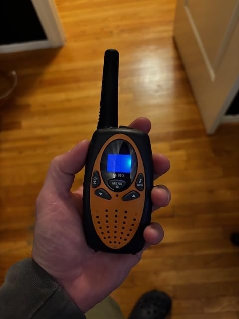 Walkie Talkies Long Range, M880 Two Way Radio for Adults with LCD Screen/Resistance Wakie-Talkies with Noise Cancelling for Men Women Outdoor Cruise Ship (Blue YellowGreen Red Orange) customer photo 1