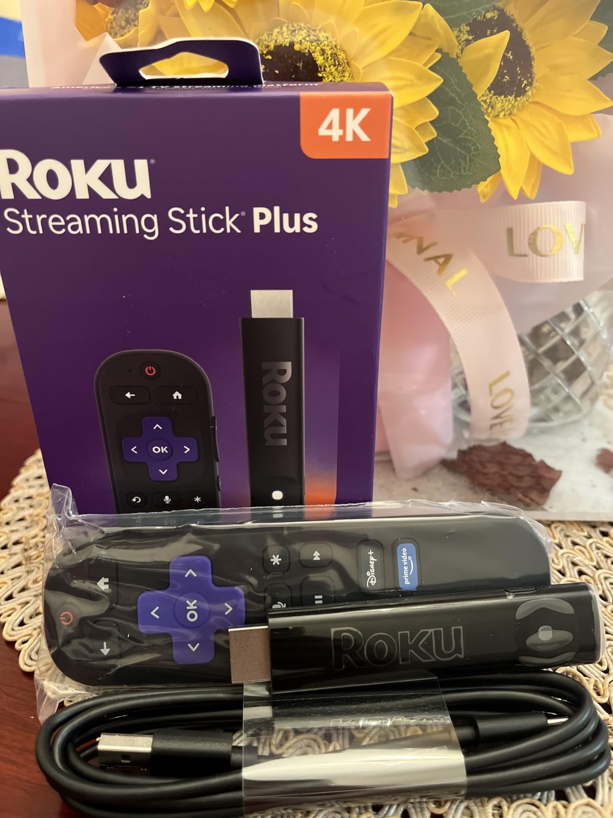 Roku Streaming Stick Plus - 4K & HDR Roku Streaming Device for TV with Voice Remote - Free & Live TV customer photo 2