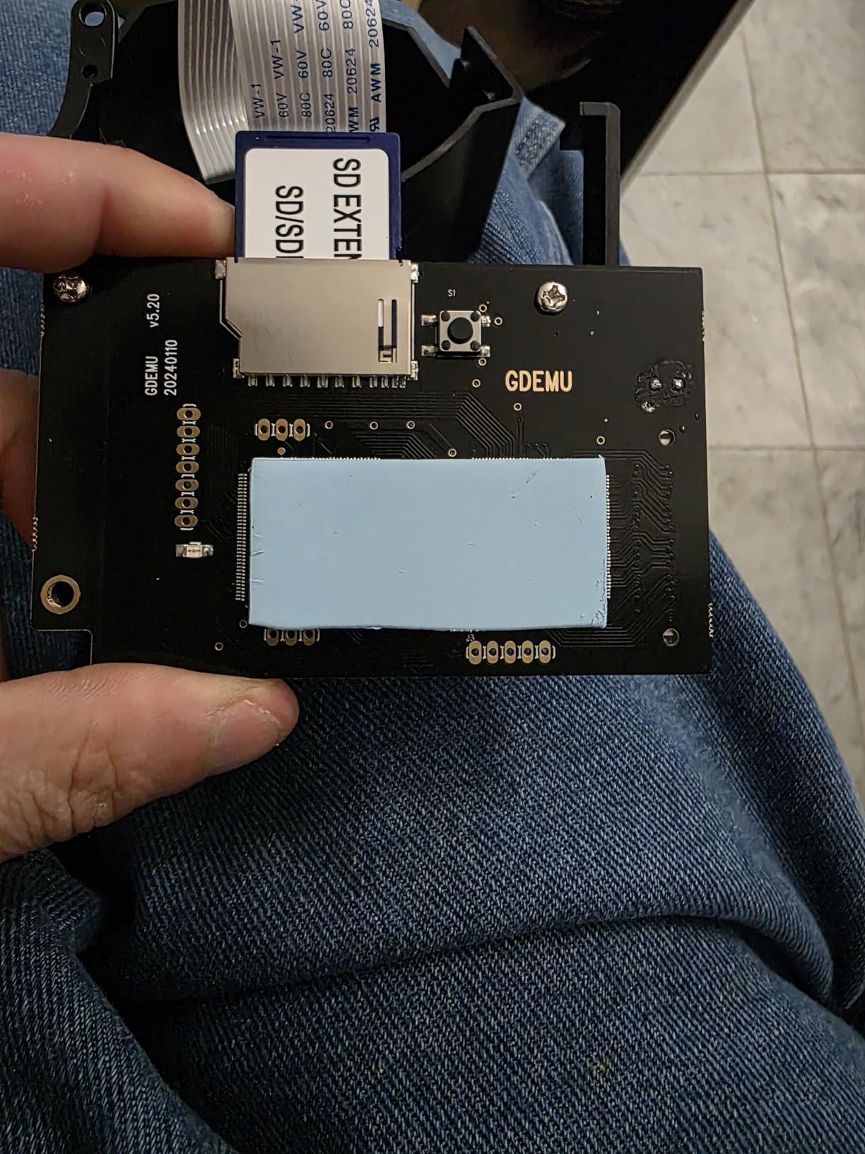 BITFUNX GDEMU V5.20b Optical Drive Simulation Board, Repair Part Optical Drive for Game Console VA1 Host, for SEGA Dreamcast DC VA1 Console SD Extension customer photo 2