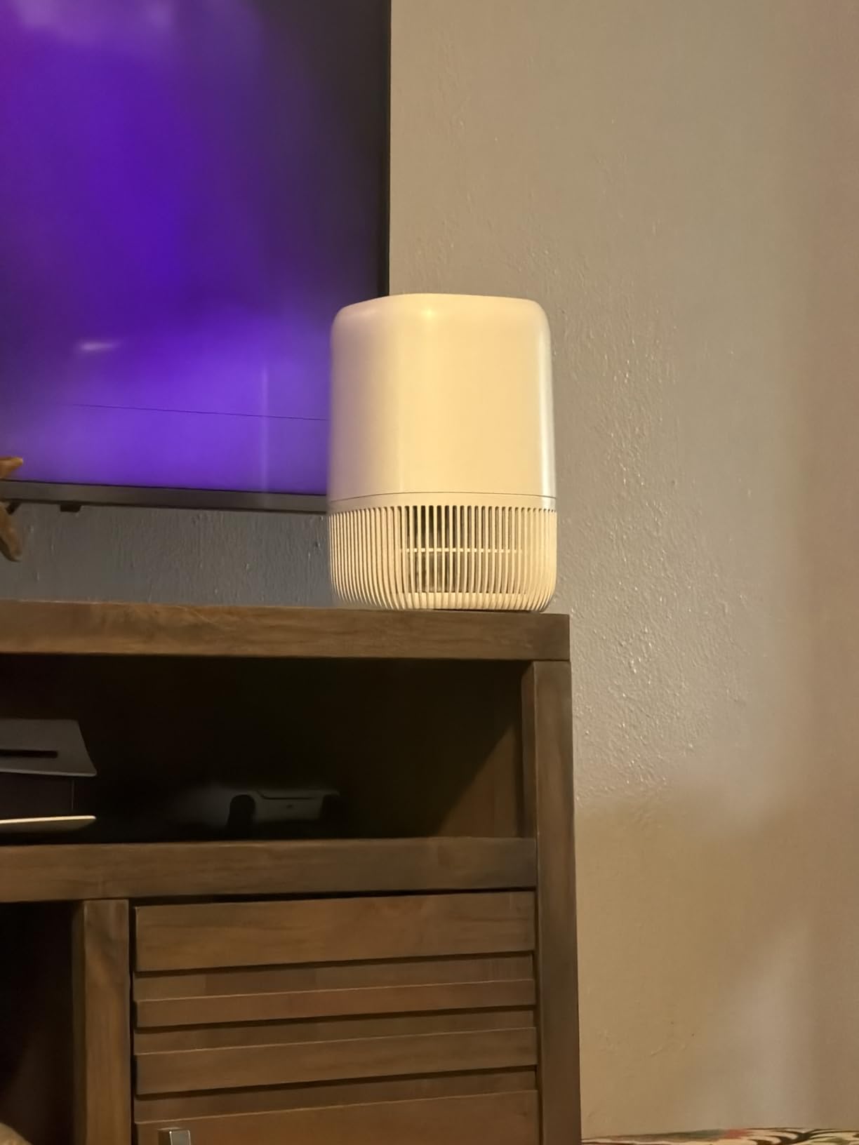 Air Purifiers for Home with H13 Quiet HEPA Filter Up to 1076 Ft² for Pet Hair, Odors, Pollen, Smoke, Compact Air Cleaner with 3 Speeds, Timer, Aroma Quiet 360°Intake Filter, White customer photo 2