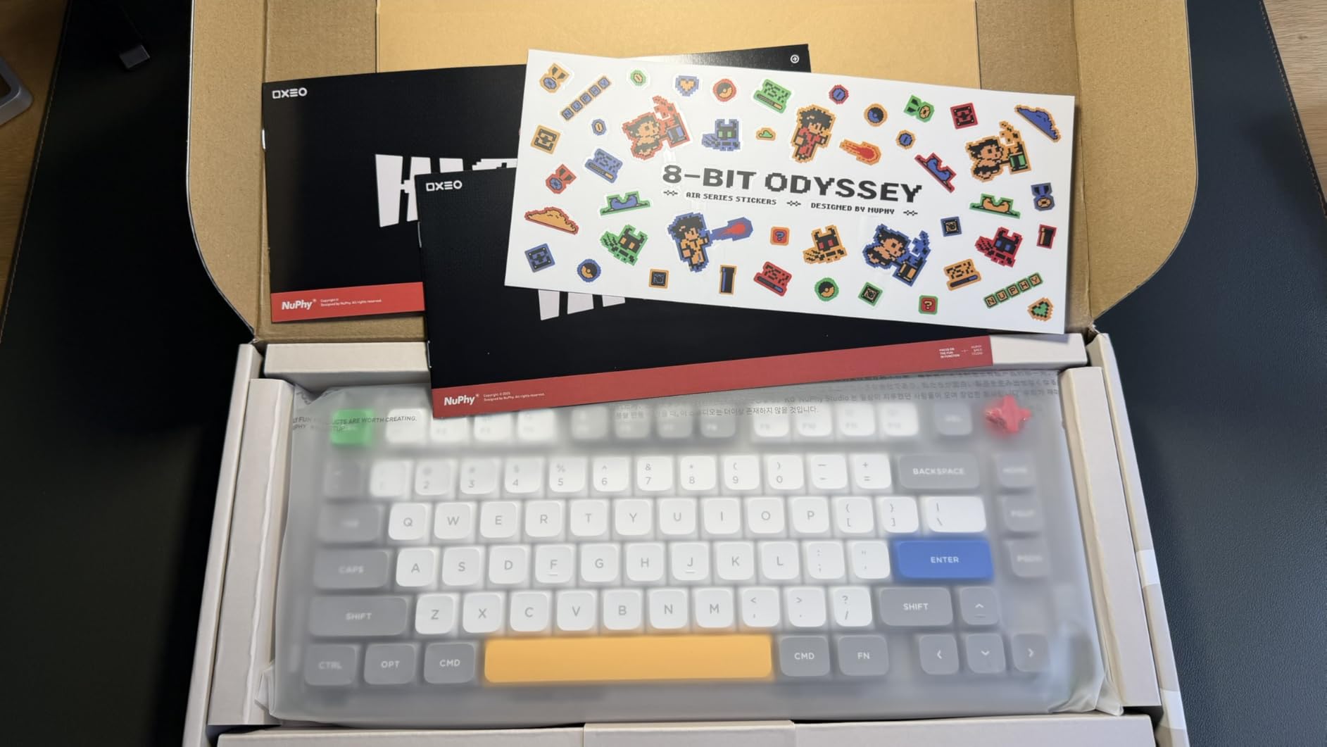 nuphy Kick75 Wireless Mechanical Keyboard with Knob,75% Layout 80 Keys RGB Backlit, Hot Swappable Low Profile Keyboard with PBT Keycaps,Gaming Keyboards, Support BT/2.4G/USB-C (Blush Nano Switch) customer photo 2