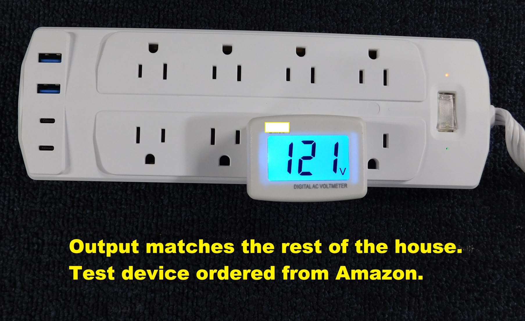 Smart Power Strip, Yozisital Surge Protector with 6 Smart Outlets and 4 USB Ports, 5FT Flat Plug Extension Cord for Home Office customer photo 2