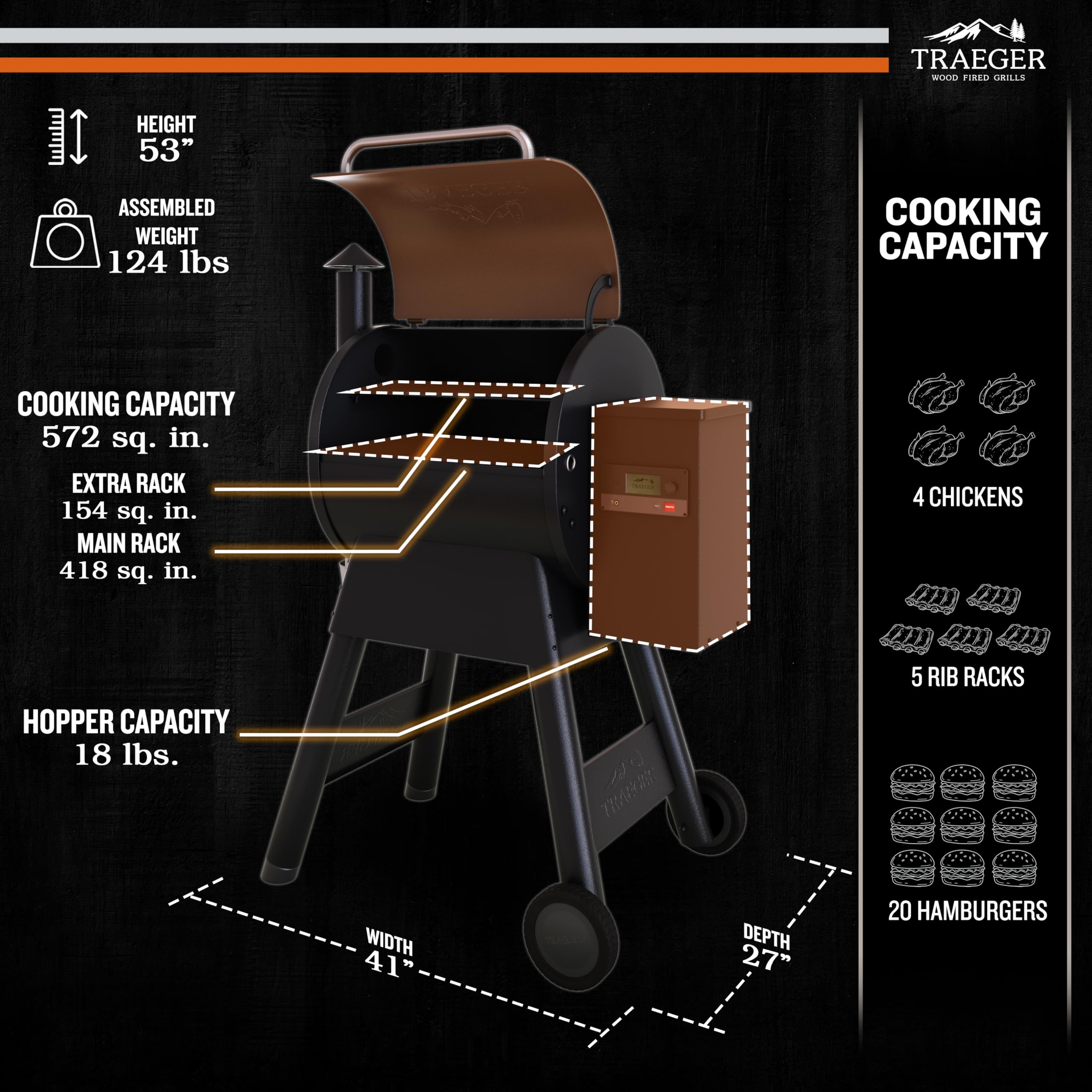 recteq Patio Legend 400 Pellet Smoker Grill with WiFi & App Connectivity, Outdoor Smokers Grills, Wood Pellet Grill, Temp Range 180 to 700F customer photo 2
