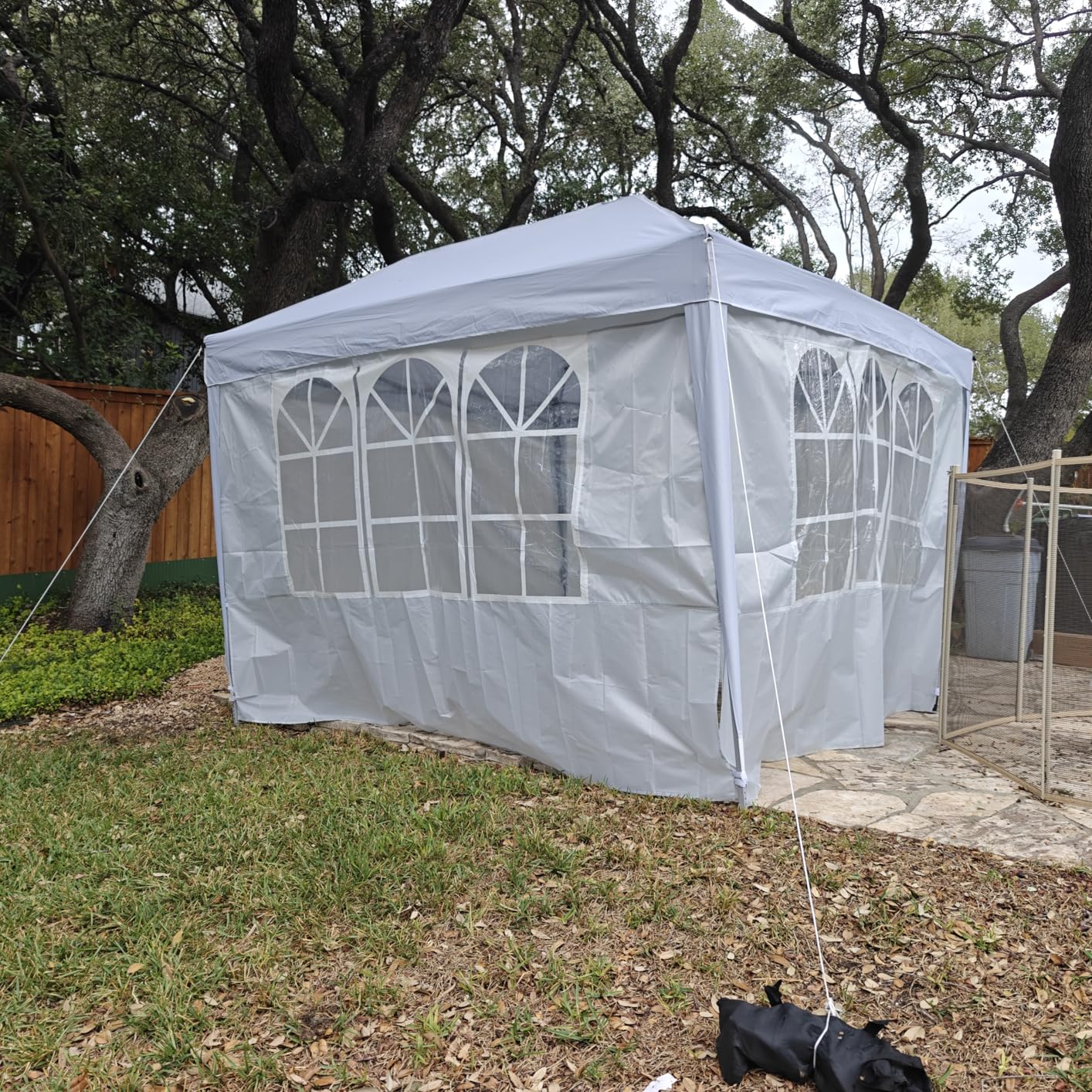 10x10 Pop Up Canopy with Sidewalls, Outdoor Instant Canopy Tent with Carry Bag for Commercial Events, Camping, Backyard Parties customer photo 1