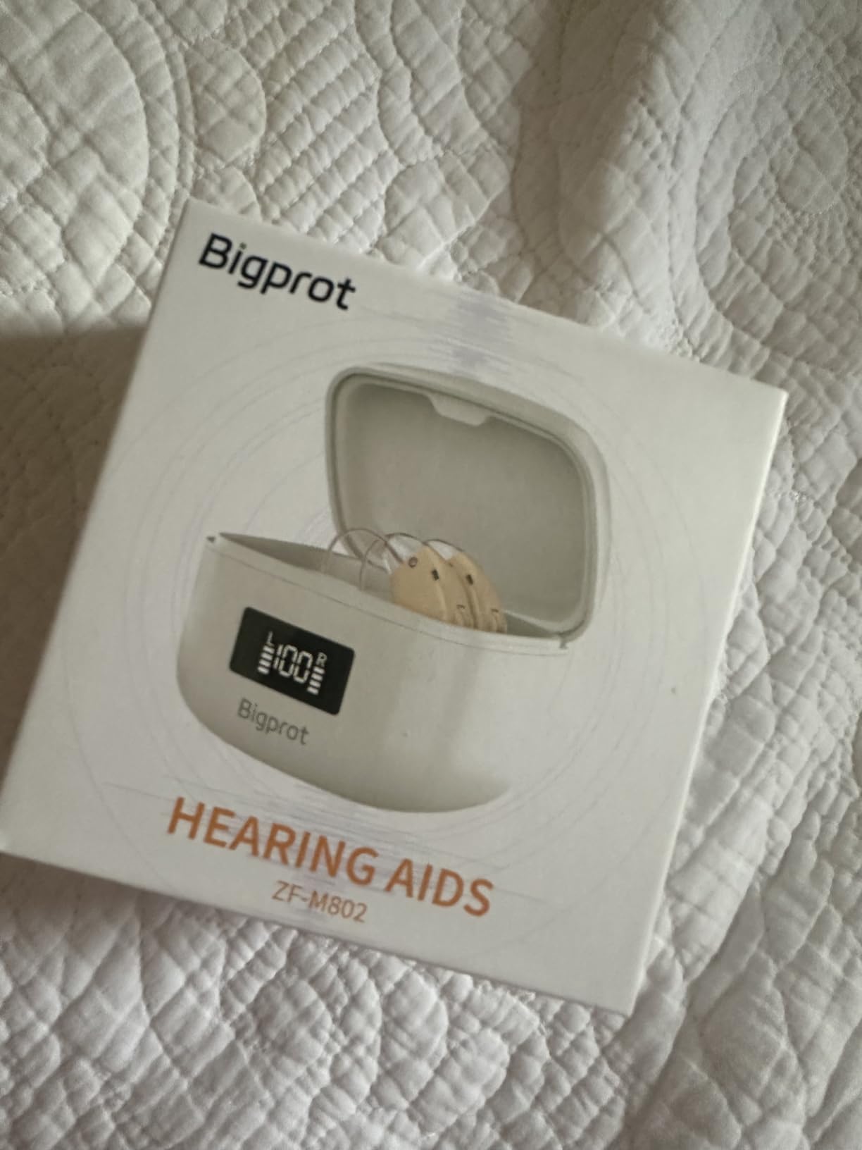 Hearing Aids Rechargeable for Seniors, Lightweight Hearing Amplifiers for Adults Hearing Loss with Noise Cancelling,Portable Behind-the-Ear Hearing Aid Headphones Charging Case Stepless Volume Control customer photo 2