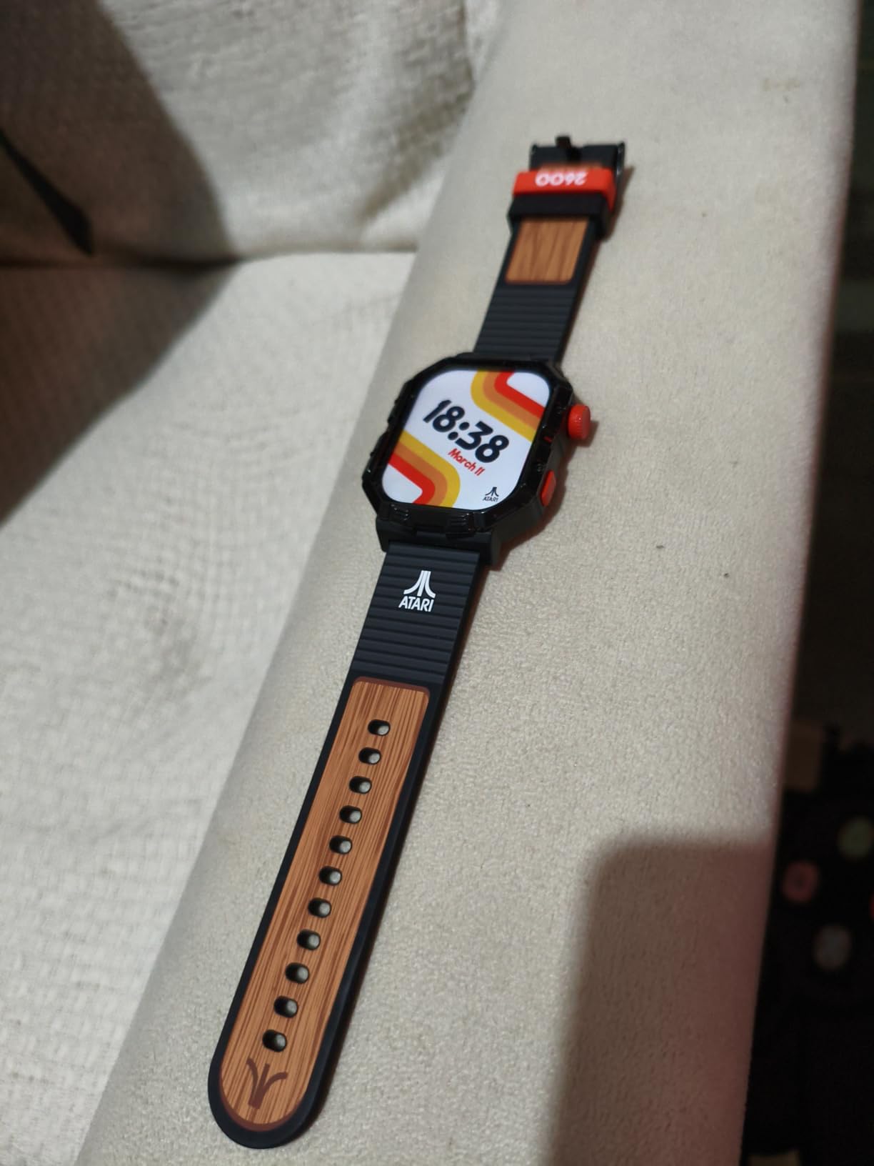 Atari 2600, Retro Gaming Smart Watch with Selective Tech, All Day Fitness Tracker, Built-in Centipede, Pong, Missile Command, Super Breakout, IP68 Water Resistant customer photo 1