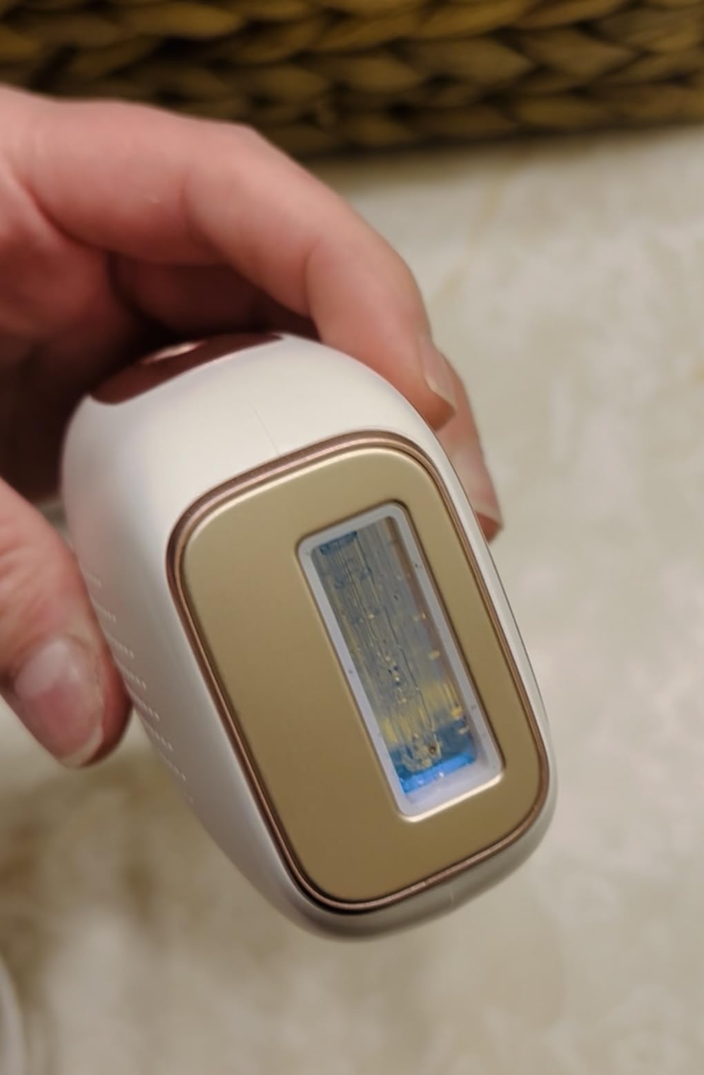 IPL Laser Hair Removal Device for Women & Men - Home 45F Ice-Cooling Contact for Painless & Long-Lasting Results, 86% Hair Reduction in 3 Weeks for Full Body & Bikini Line, Rose Gold customer photo 2