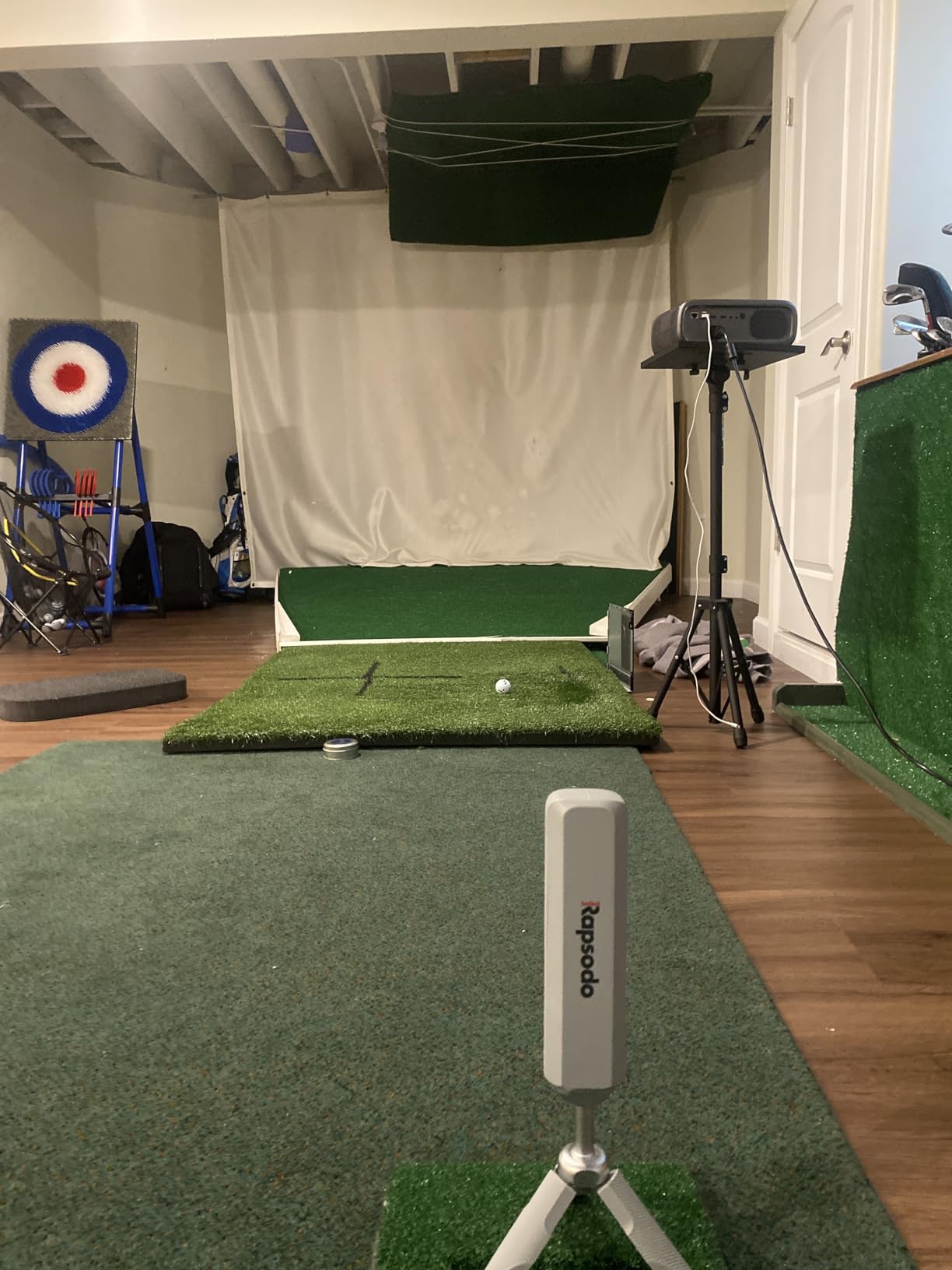 Rapsodo MLM2PRO Launch Monitor Golf Simulator | Swing Trainer & Shot Tracker for Home & Driving Range | Golf Training Aid (3 ProV1 Balls) customer photo 2
