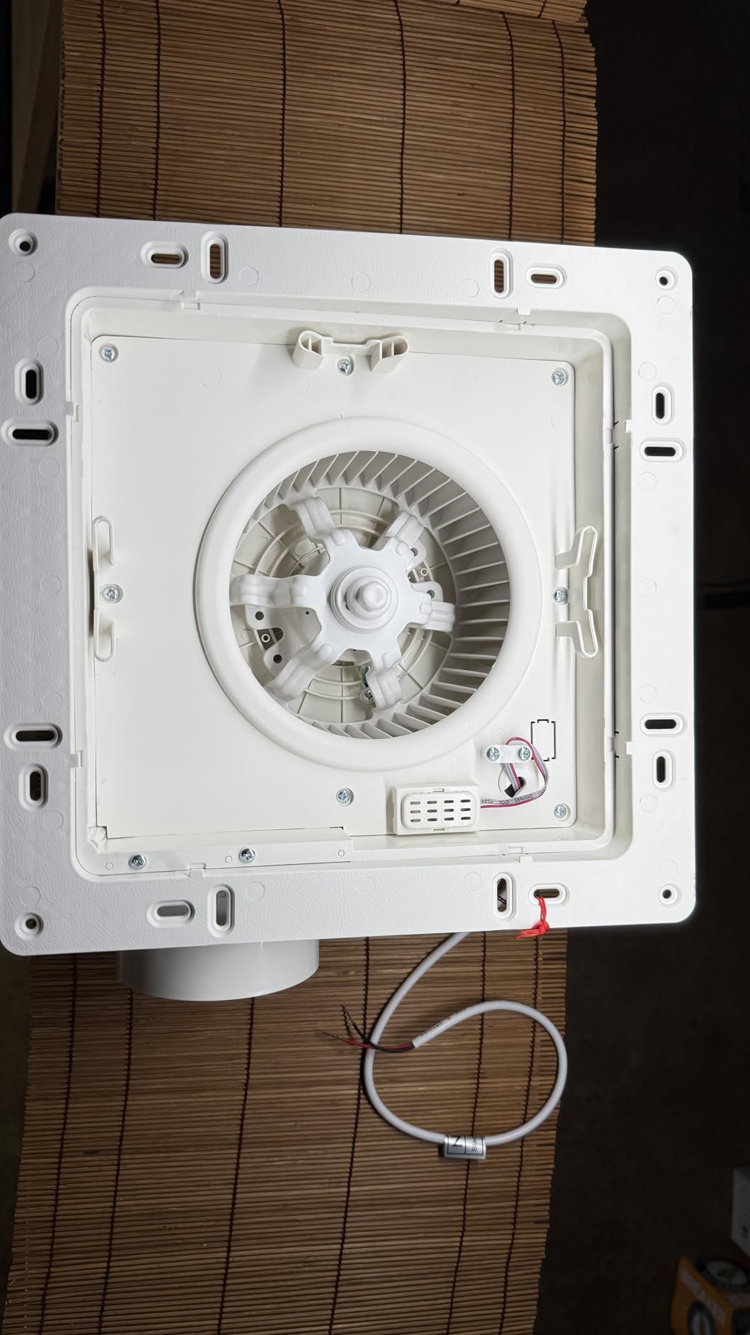 VIVOHOME AutoFlow Bathroom Exhaust Fan with Humidity Sensor (160-110-30CFM) - Energy-Saving EC Motor, 10.2-inch Ceiling Retrofit Bath Fan, No Attic Access Needed (Install Kit, 4-in Duct Included) customer photo 2