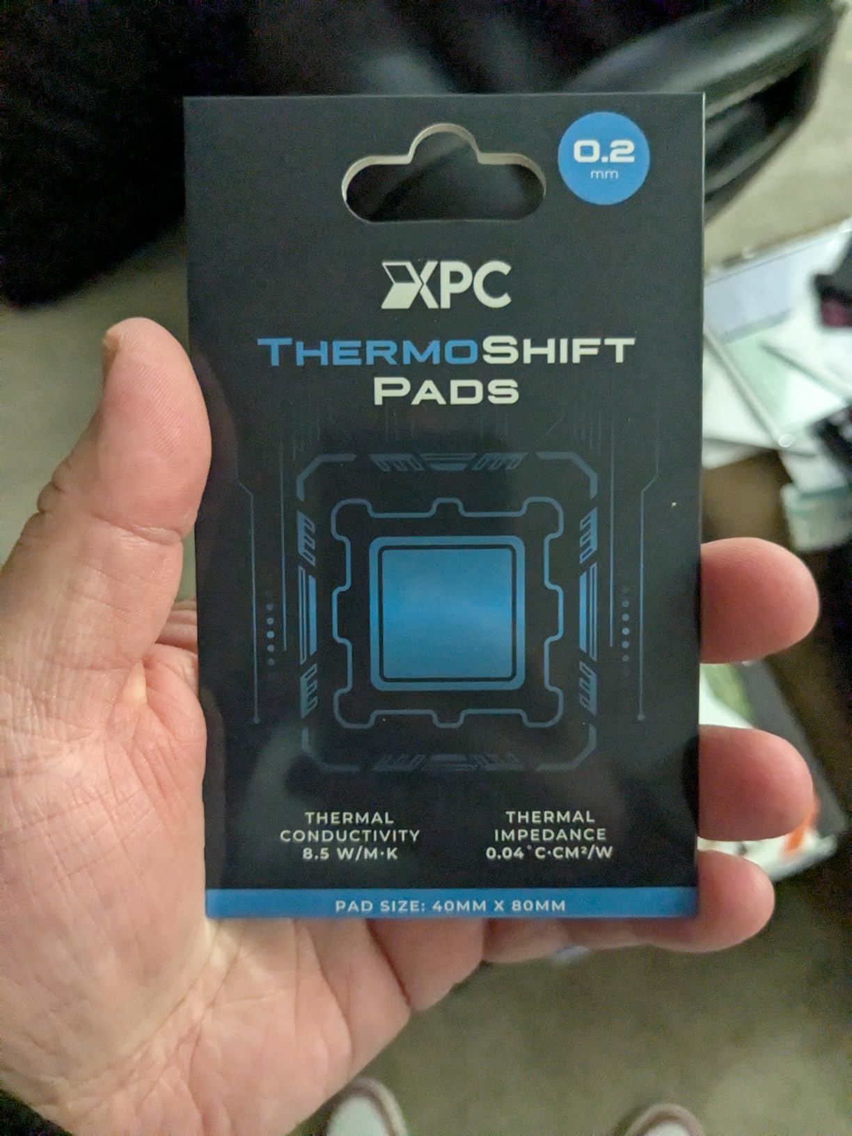 XPC ThermoShift Phase Change Pads 40x80mm, 0.2mm Thickness Thermal PTM Pad for Laptops, CPUs, GPUs customer photo 1