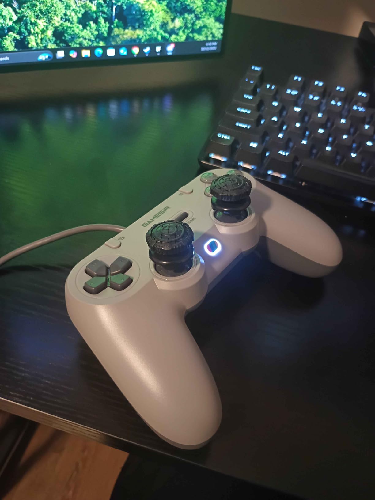 GameSir Tegenaria Lite Wired Game Controller For Switch, Android, iOS, PC, Steam With Retro 90s Design, Hall Effect Sticks, 1000Hz Polling Rate, Dual Rumble Motors - Retro Gray customer photo 1