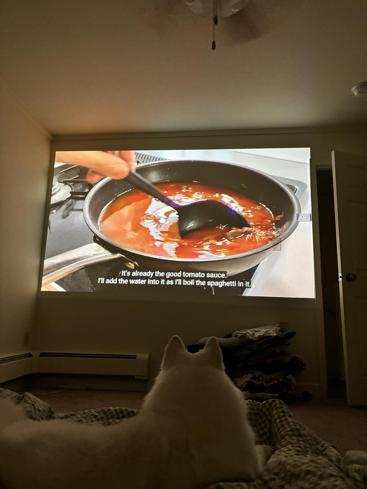 XGIMI MoGo 4 2025 NEW Portable Projector with PowerBase Stand, 5 Hours of Playtime, Google TV with Licensed Netflix, 360° Adjustable Stand, 450 ISO Lumens, 2 x 6W Harman Kardon customer photo 1