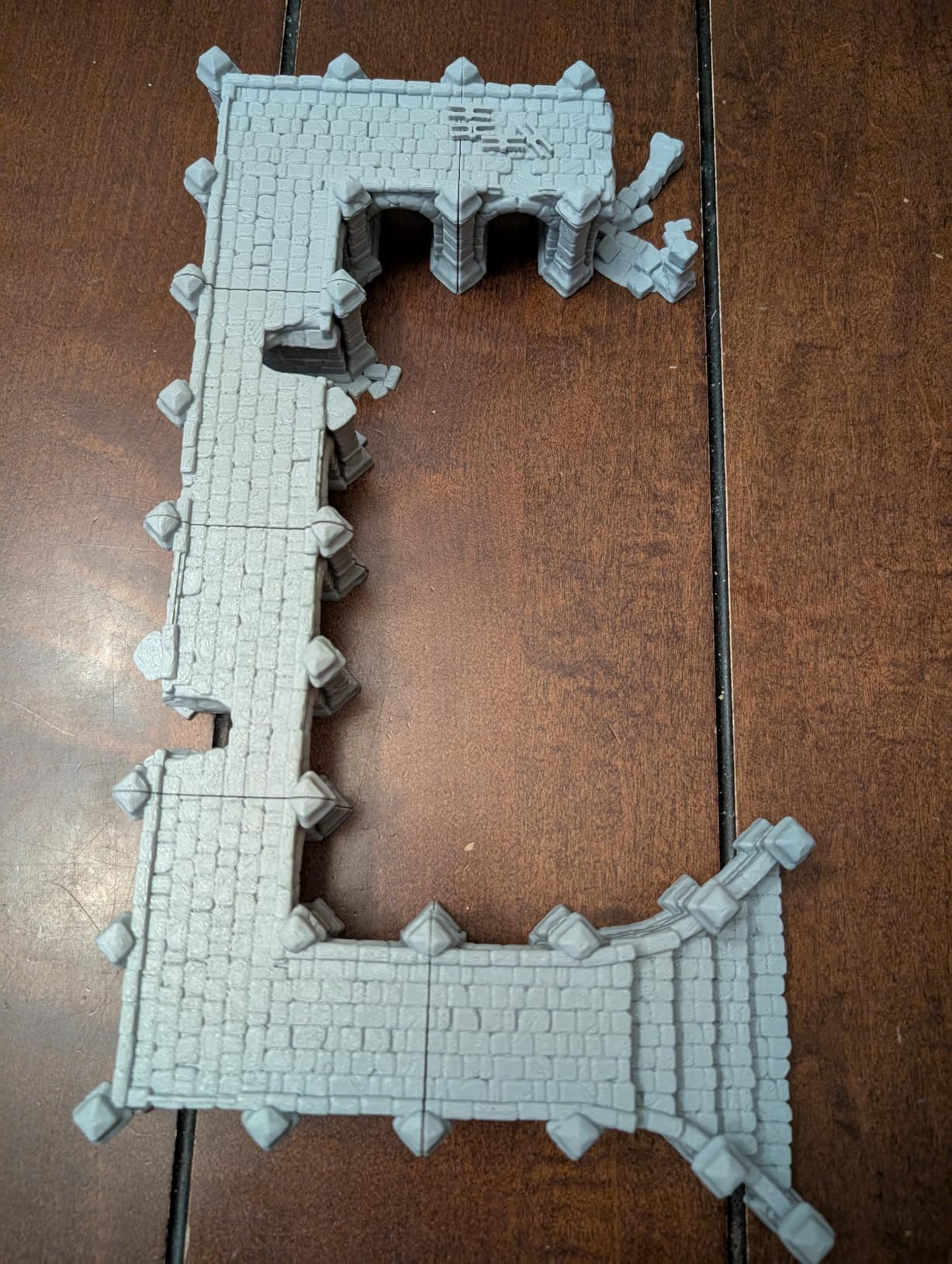 AF687 Broken Viaduct - DND Terrain for Dungeon Masters, 28PCS RPG Starter Set with Modular Bridge Ruins, Perfect Beginner Bundle for TTRPG and Tabletop Campaigns customer photo 1