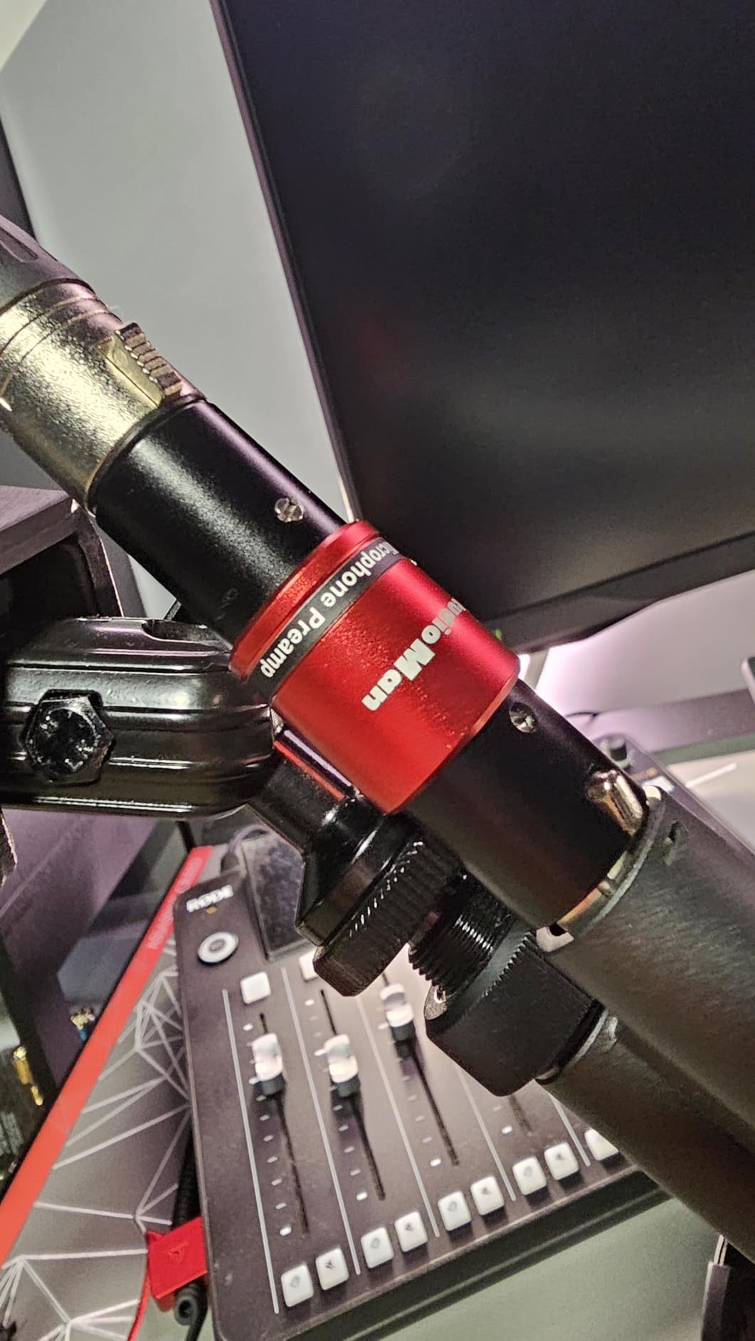 StudioMan DPM1 XLR Dynamic Microphones Preamp, 29dB Gain & Low-Noise Signal Boost, Plug-and-Play Metal Adapter,48V Phantom Power Required (not Included,for Dynamic Mics Only - for Studio/Stage customer photo 1