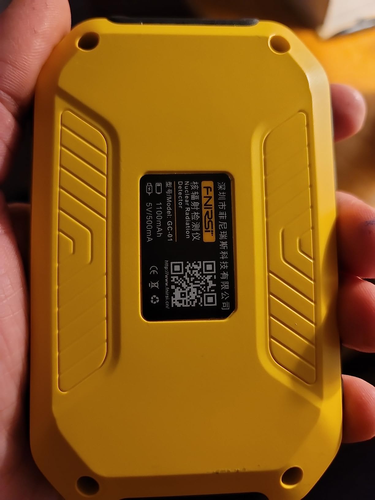 FNIRSI GC-01 Geiger Counter Nuclear Radiation Detector, Radiation Dosimeter with LCD Display, Portable Handheld Beta Gamma X-ray Rechargeable Radiation Monitor Meter, 5 Dosage Units, 0.0μSv-500mSv customer photo 1