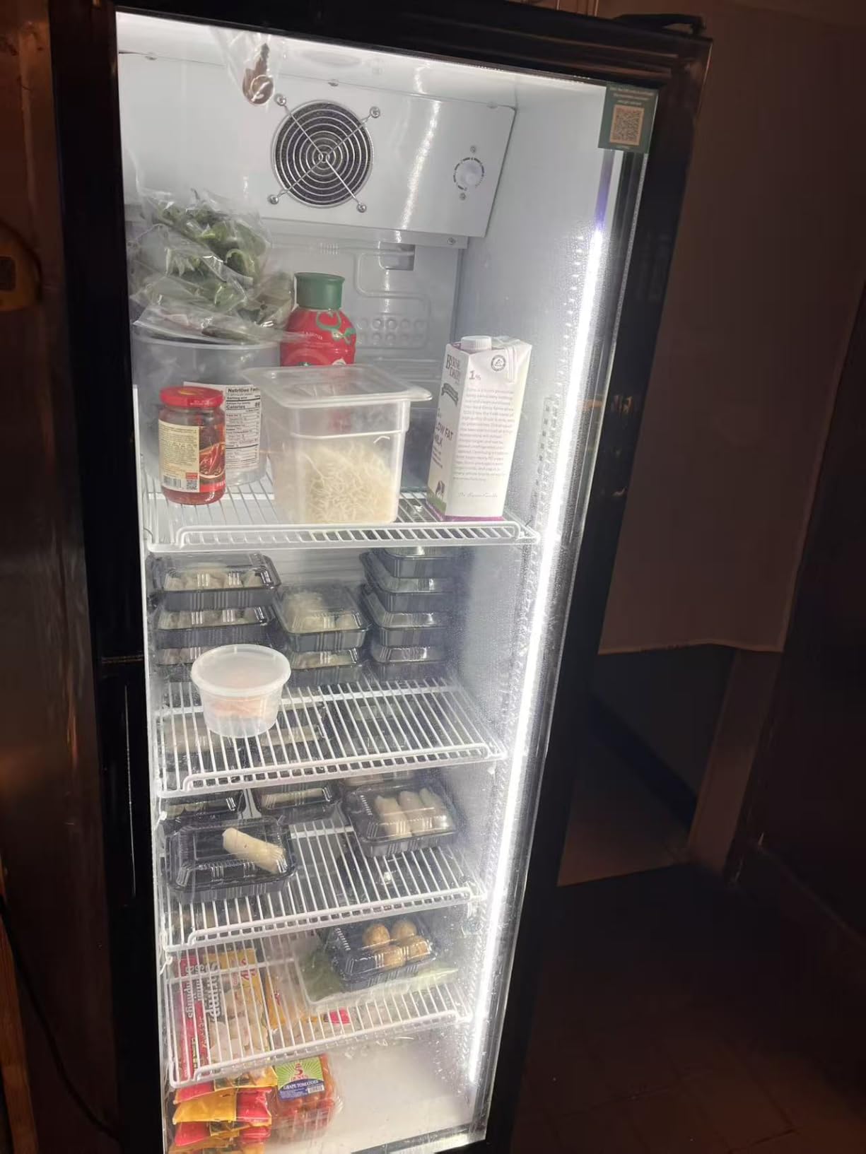 BODEGACOOLER Commercial Beverage Refrigerator with Glass Door,12.5 Cu.Ft Commercial Drink Refrigerator,Upright Large Display Merchandiser Beverage Bar Cooler with Soft LED Light,Adjustable Shelves customer photo 2