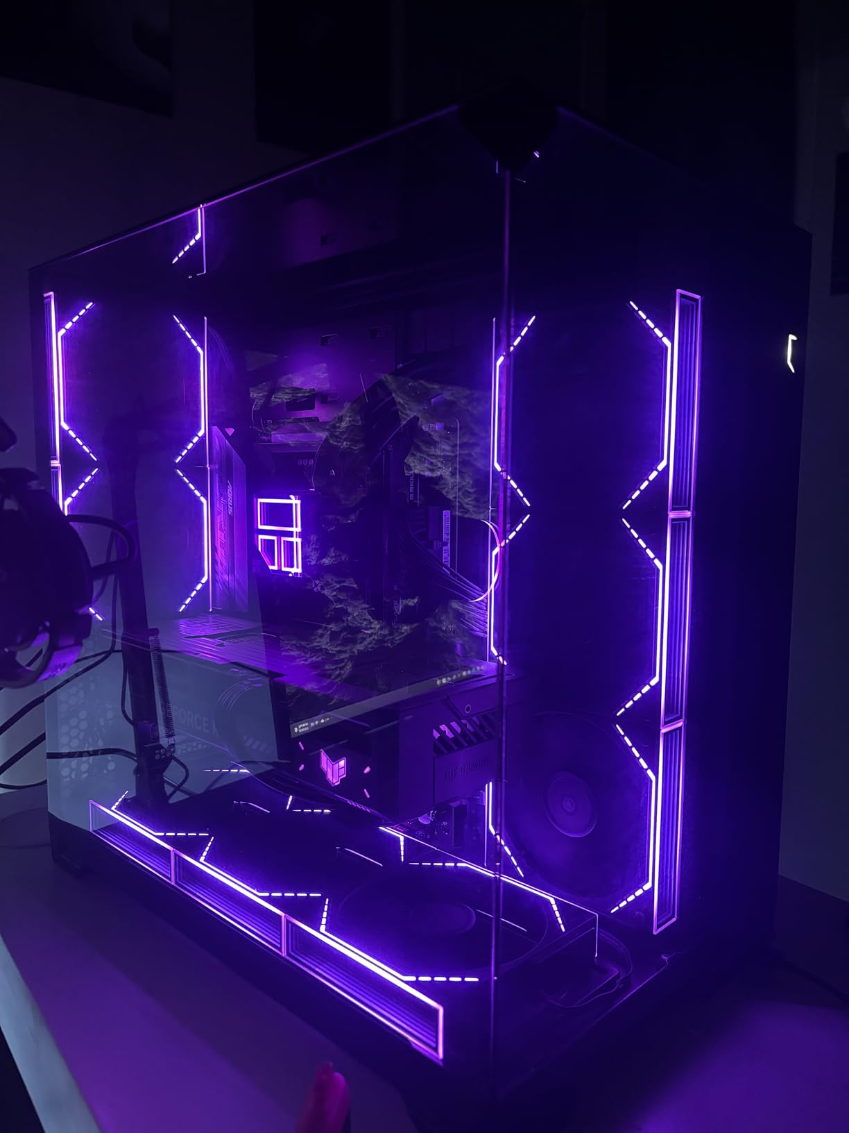Thermalright TL‑M12QR X3 120mm Reverse Blade PC Case Fans, 1500RPM Airflow, ARGB Daisy‑Chain, Infinity‑Mirror Lighting, 3‑Pack customer photo 2