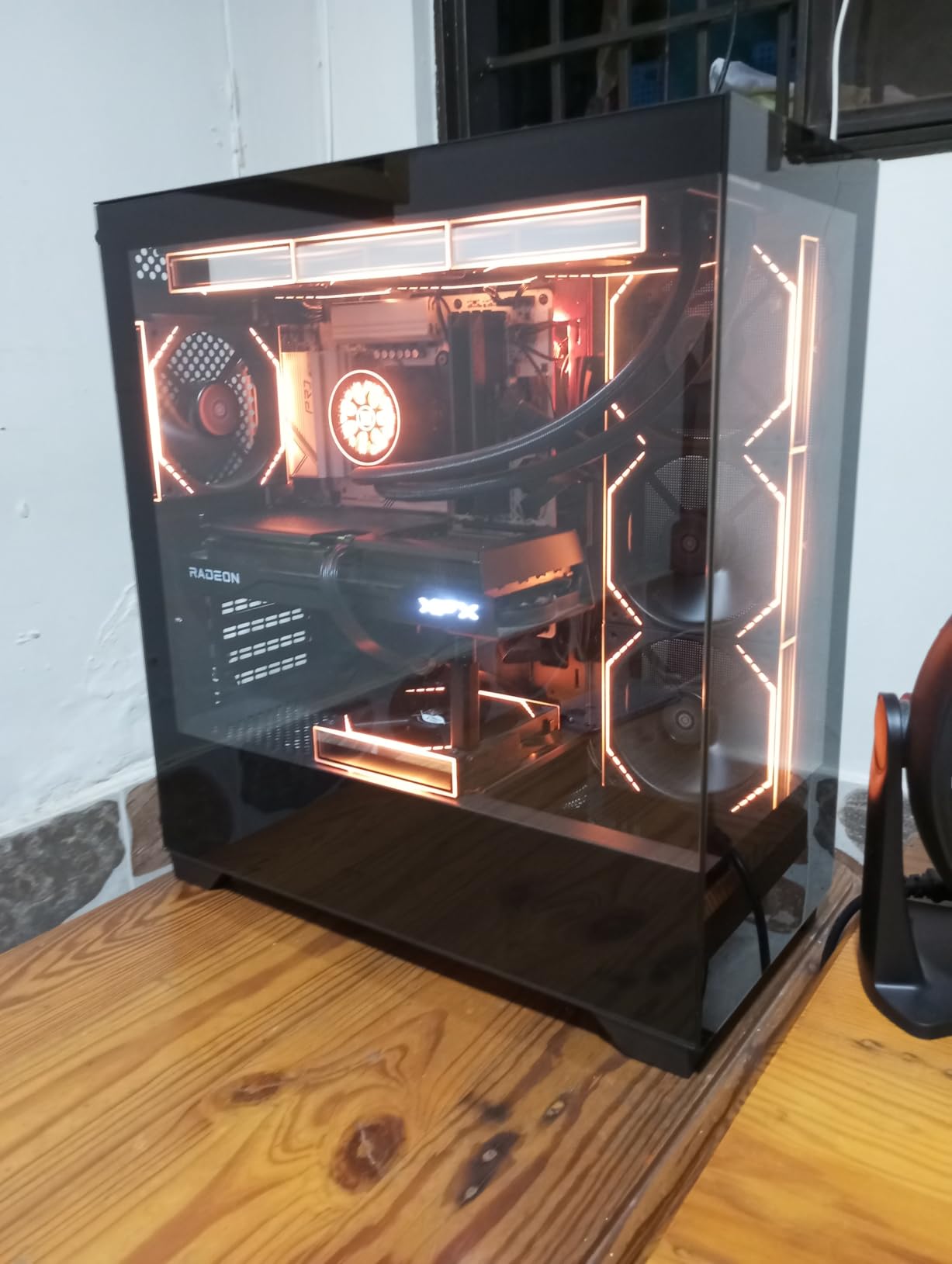 TL-M12QR X3 120mm ARGB Reverse Blade PC Case Fans, 1500RPM PWM, 23.2dBA Quiet, Daisy-Chain Design, Infinity-Mirror Lighting, S-FDB Bearing (3Pack) customer photo 1