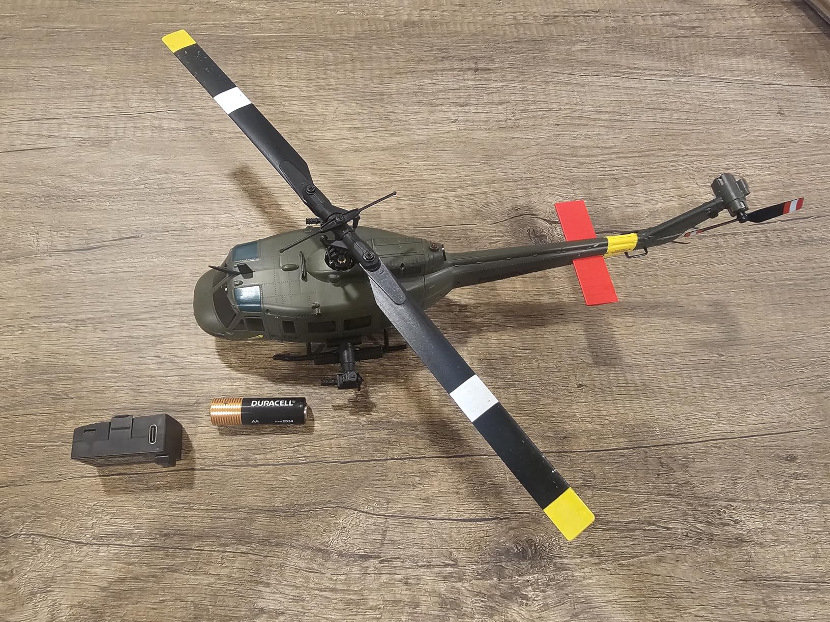 RC ERA C032 UH-1 Huey Helicopter - Remote Control Helicopters for Adult, 1/48 Scale 2.4G 6CH Gyro Stabilized Aircraft with Altitude Hold & Optical Flow, 3D Stunt Drone customer photo 2
