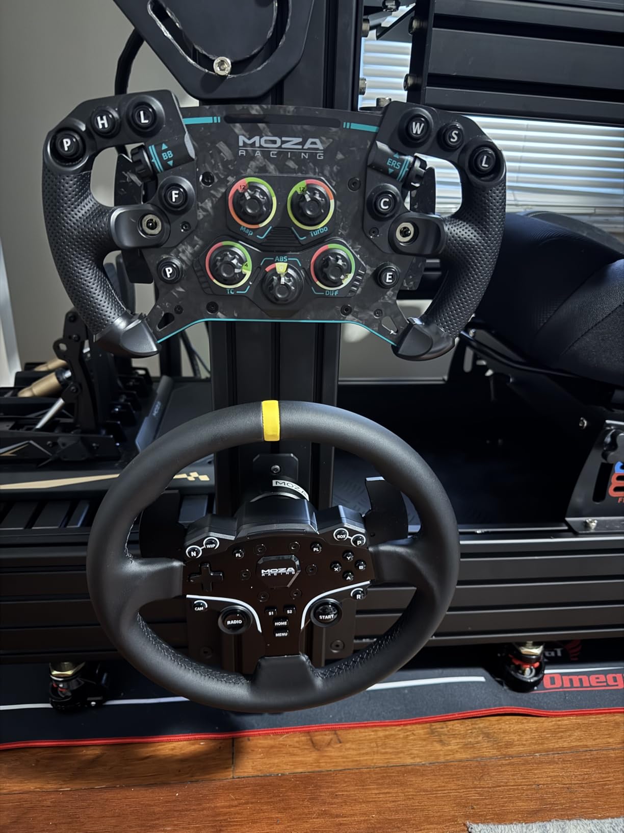 Steering Wheel Sim Rig Profile Mount For NRG Moza/Simagic/Works/D1 Sim Racing Quick Release customer photo 1